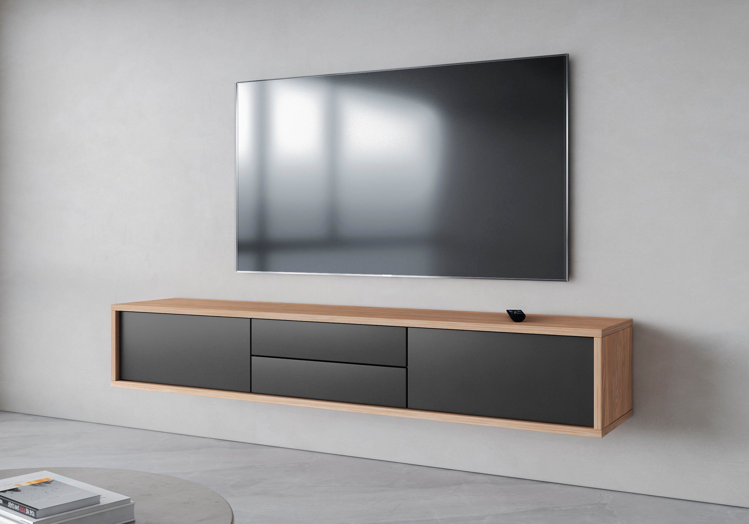 INOSIGN Tv-meubel Frida Hangend of staand te monteren lowboards beige