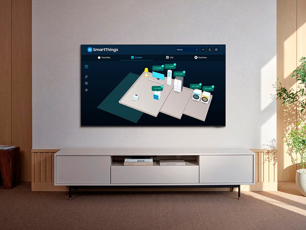 Samsung OLED-TV, 138 cm / 55", 4K Ultra HD, Smart TV, Neural Quantum 4K AI Gen2-processor, schitteringsvrij, tot 144Hz
