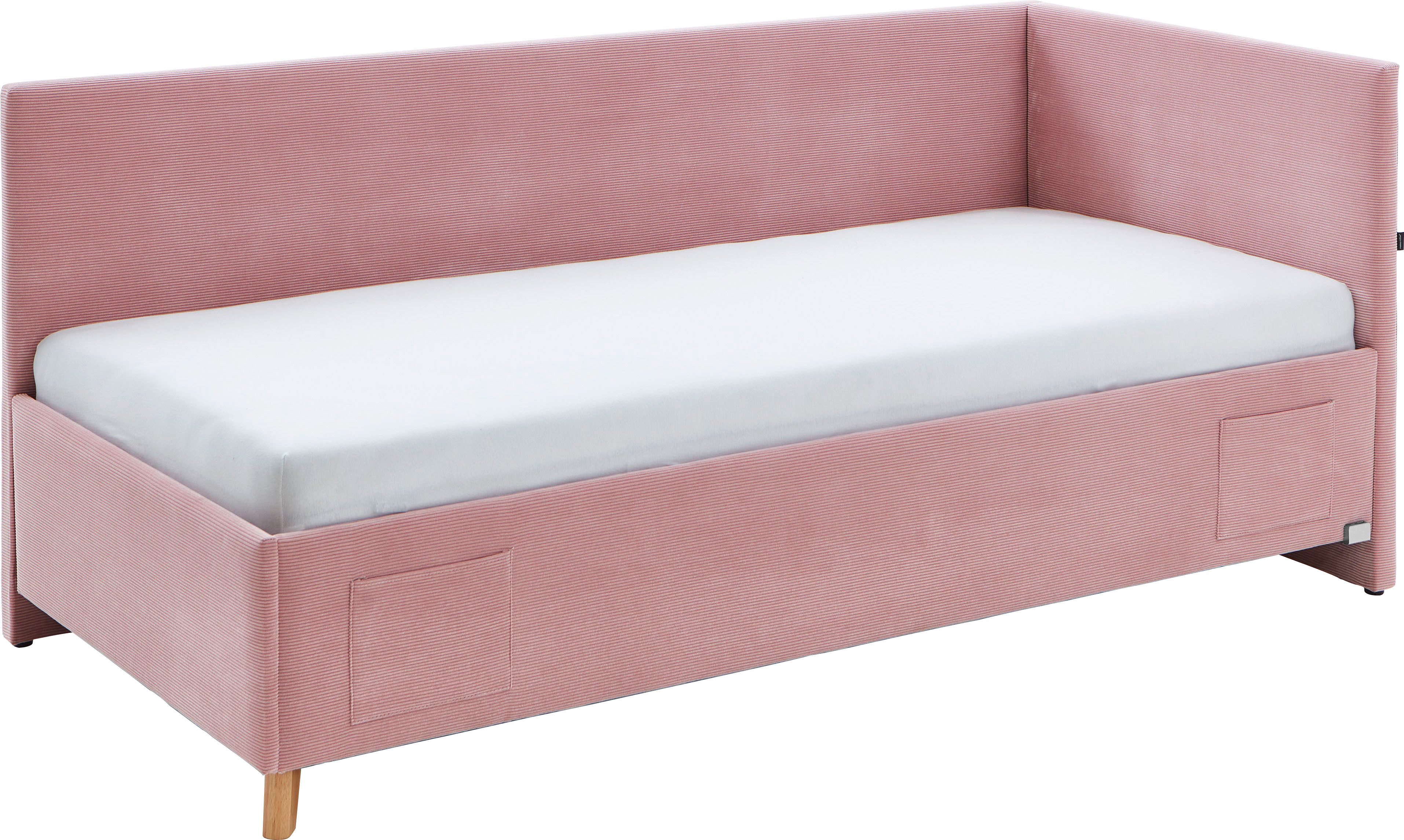 meise.möbel Kinderledikant COOL II Bekleed bed naar keuze met bedkist, tienerbed inclusief USB-aansluitingen