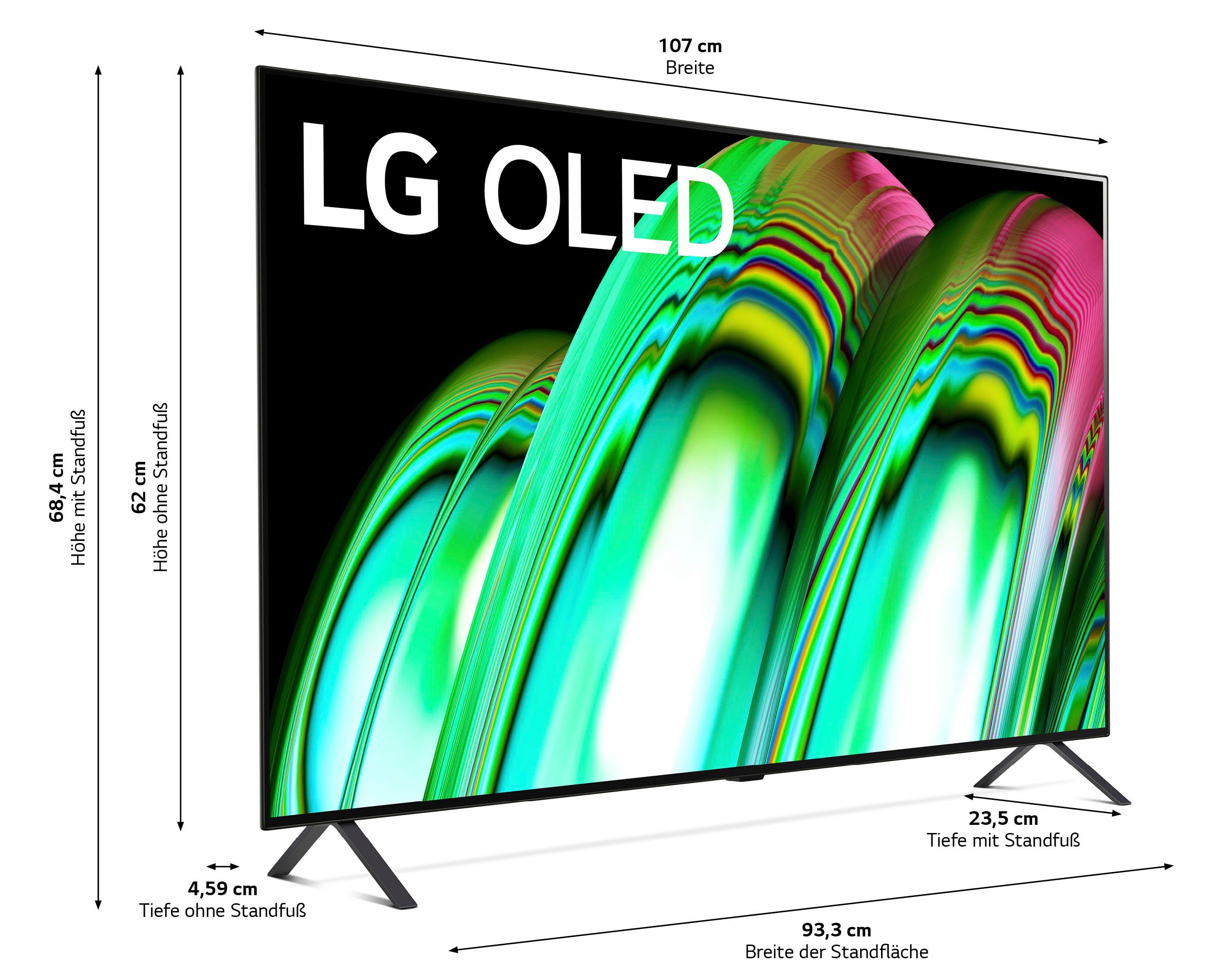 LG OLED-TV OLED48A29LA, 121 cm / 48", 4K Ultra HD, Smart TV, OLED, α7 Gen5 4K AI-Processor, Dolby Vision & Atmos, Single Triple Tuner