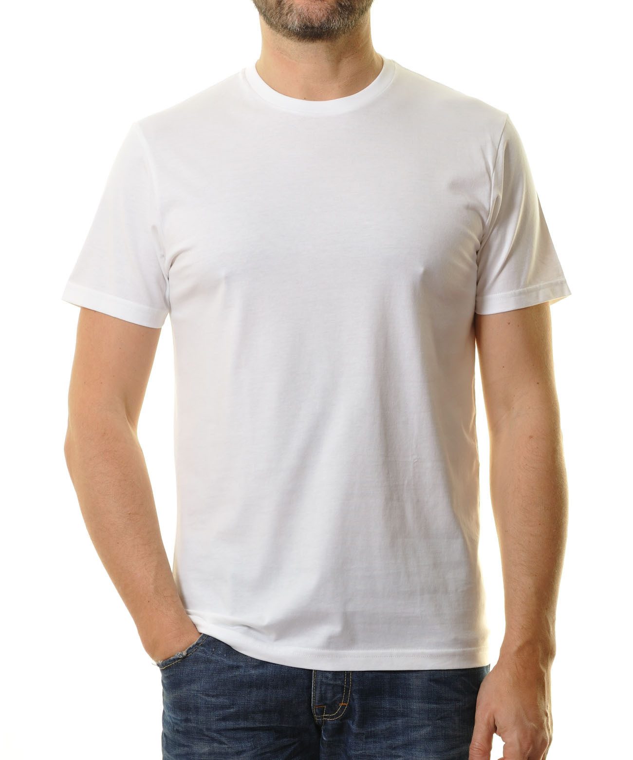 RAGMAN T-shirt Set: (set, 2-delig) heren t-shirts maat 3XL wit