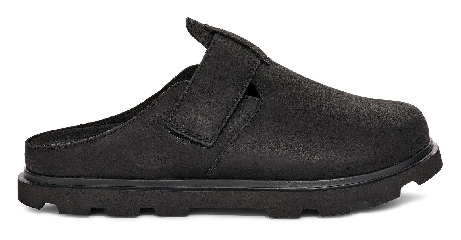 UGG Clogs SOLANO CLOG , flats, mules met leren binnenzool heren clogs maat 13 (46) zwart