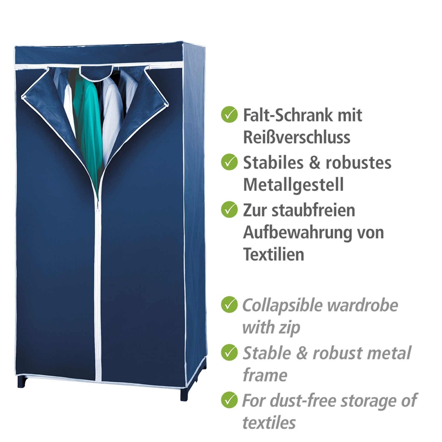 WENKO Stofkast Modell Air Afmeting (b x h x d): 75 x 150 x 50 cm