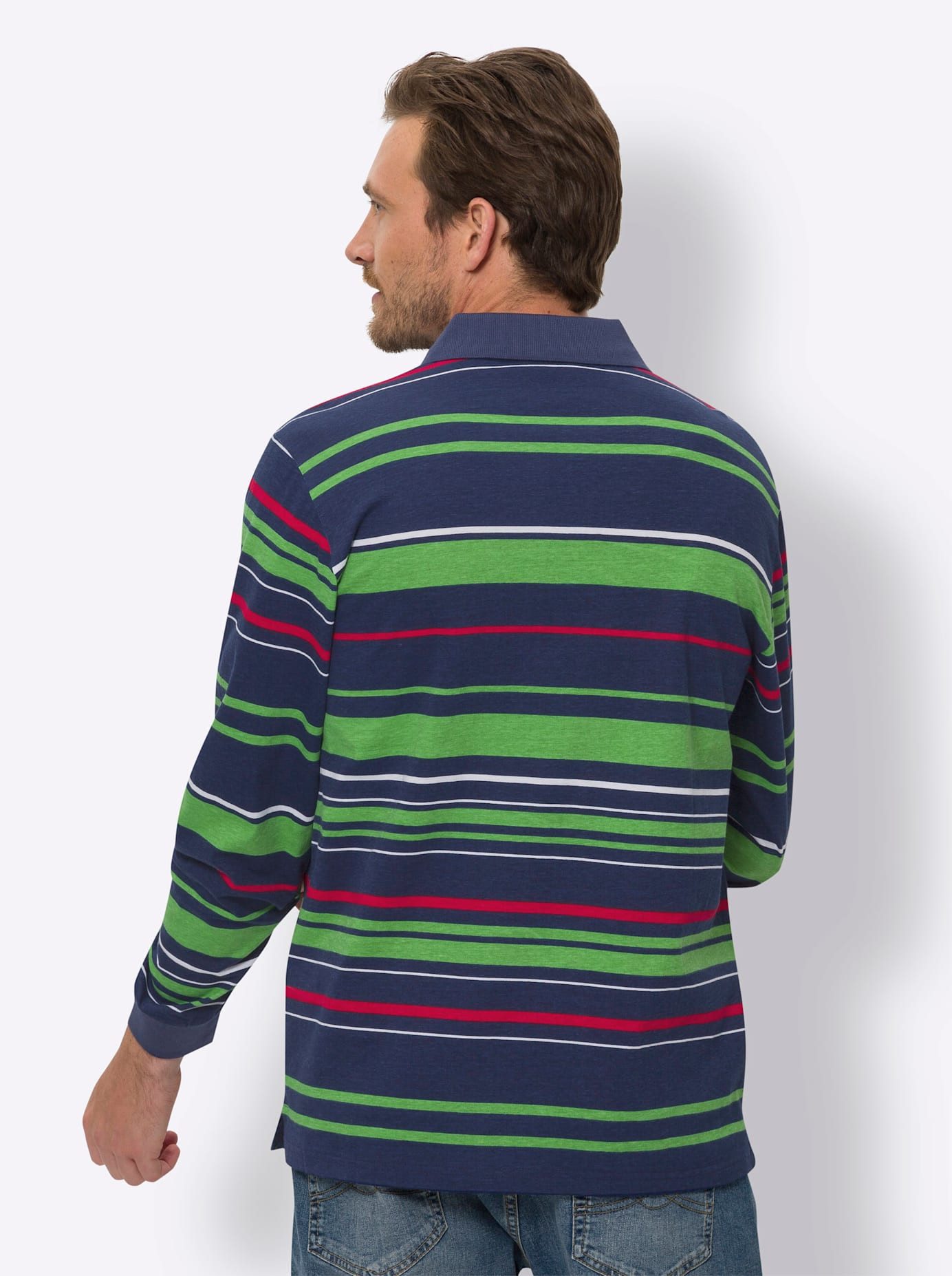 Classic Poloshirt met lange mouwen (1-delig)