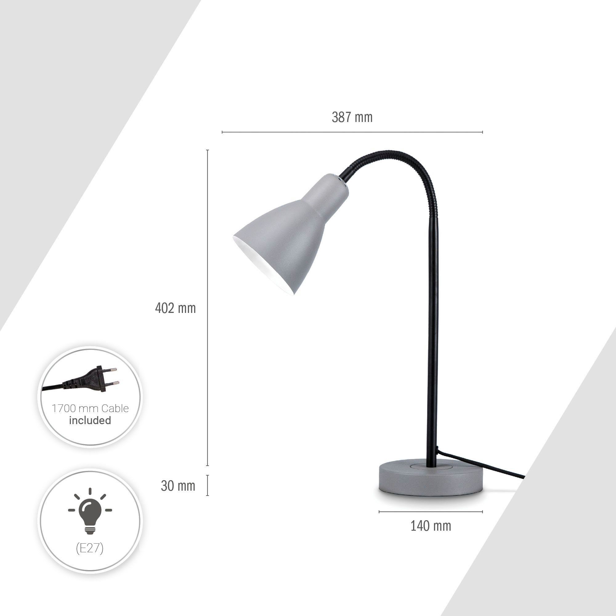 Paco Home Tafellamp WILHELM met compatibele dimmer en lichtbron