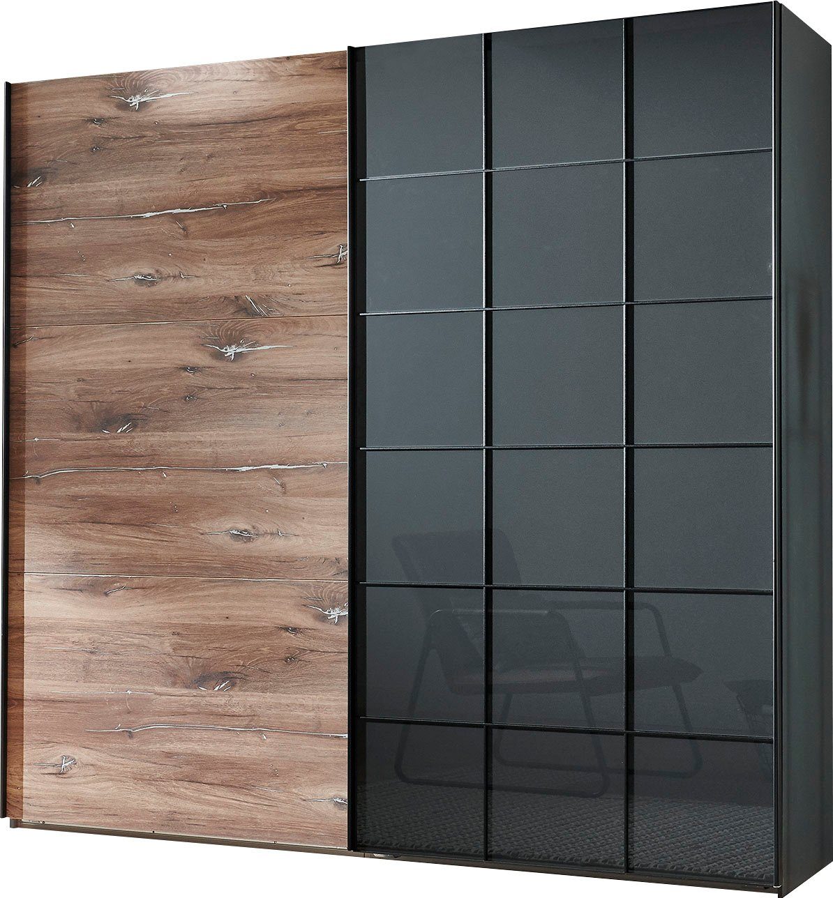 Wimex Zweefdeurkast Toronto by fresh to go zweefdeurkasten maat 200 cm x 218 cm x 65 cm beige