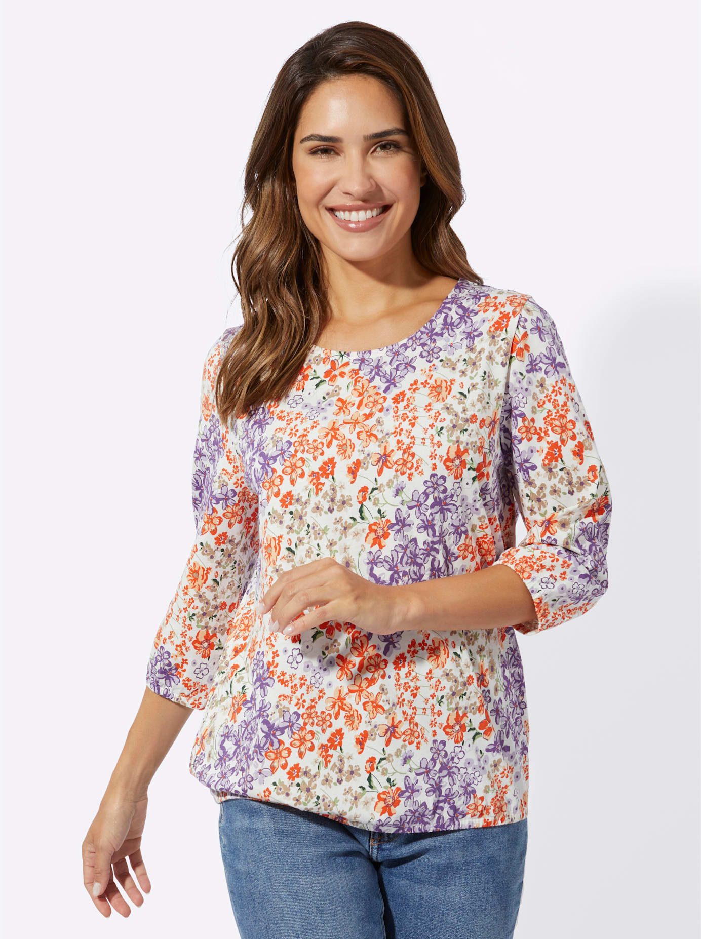 Classic Basics Shirt met 3/4 mouwen Shirt met 3/4-mouwen (1-delig)
