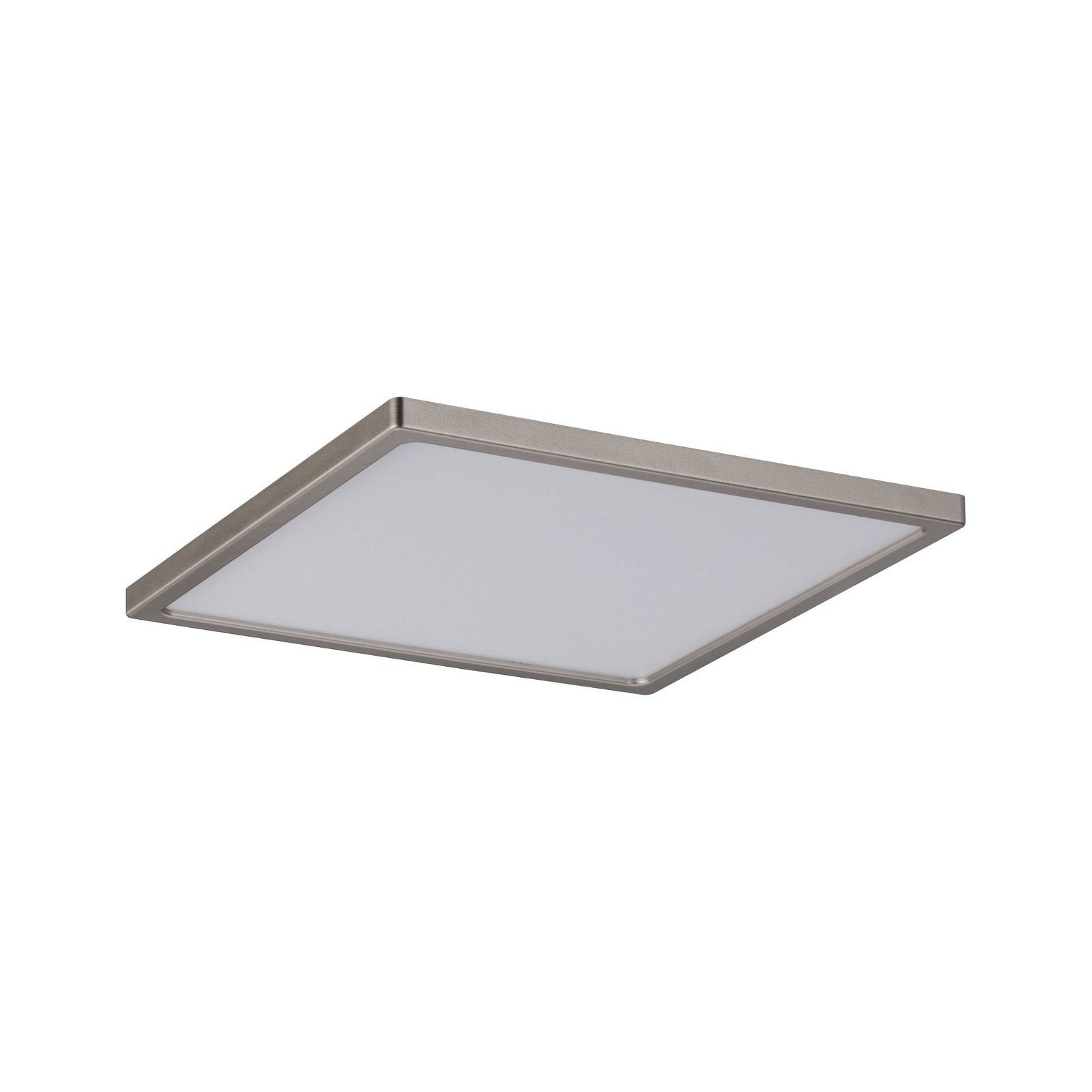 Paulmann Ledinbouwlamp Areo vierkant 180x180mm 11W 770lm 3000K Mat nikkel IP23 Plafondmontage (1 stuk)