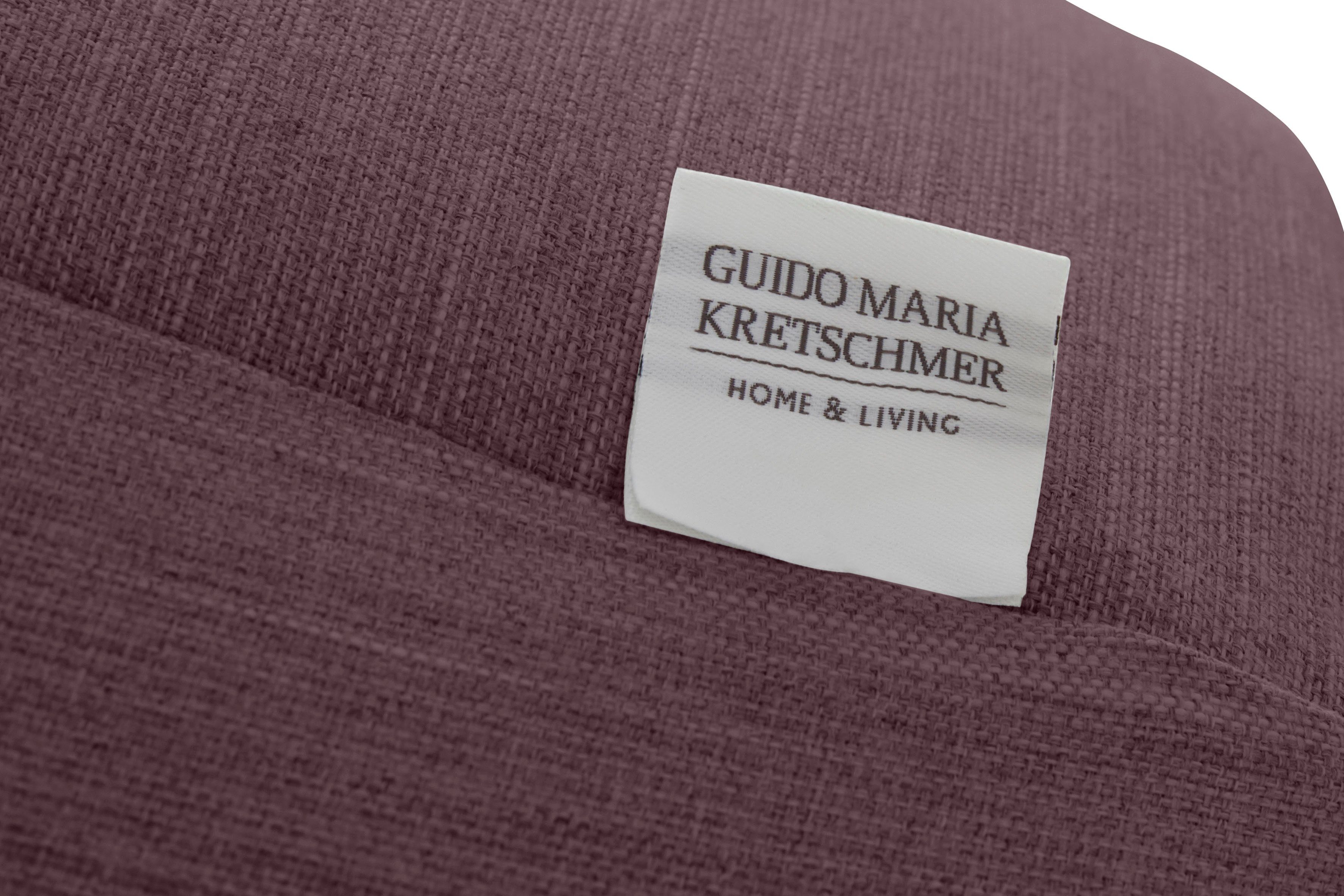 Guido Maria Kretschmer Home&Living Loveseat Amiens fauteuil loungefauteuil met prachtige capitonnage achter
