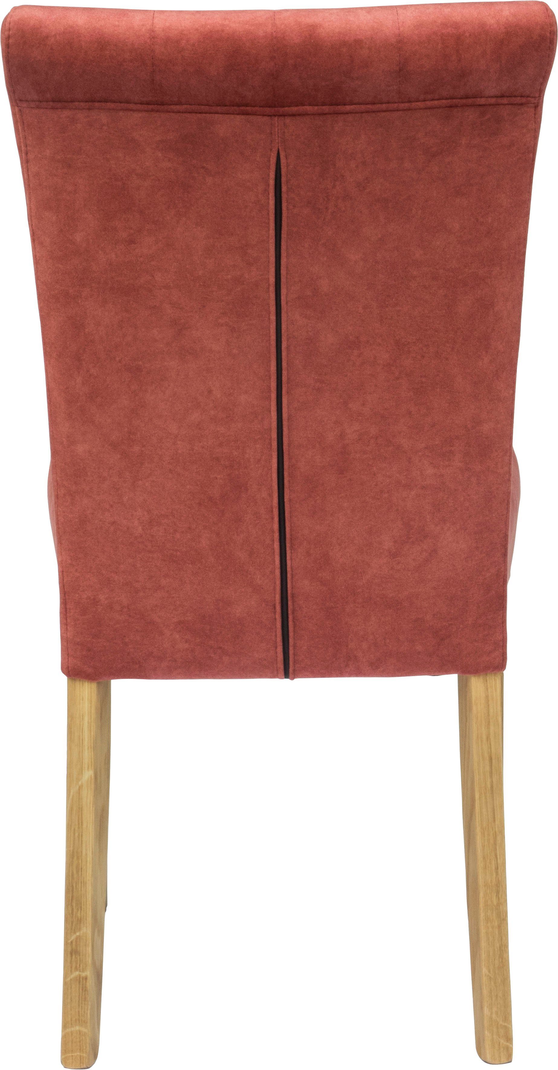 Home affaire Stoel Queen Eetkamerstoel met capitonnage, set van 2, 4 of 6