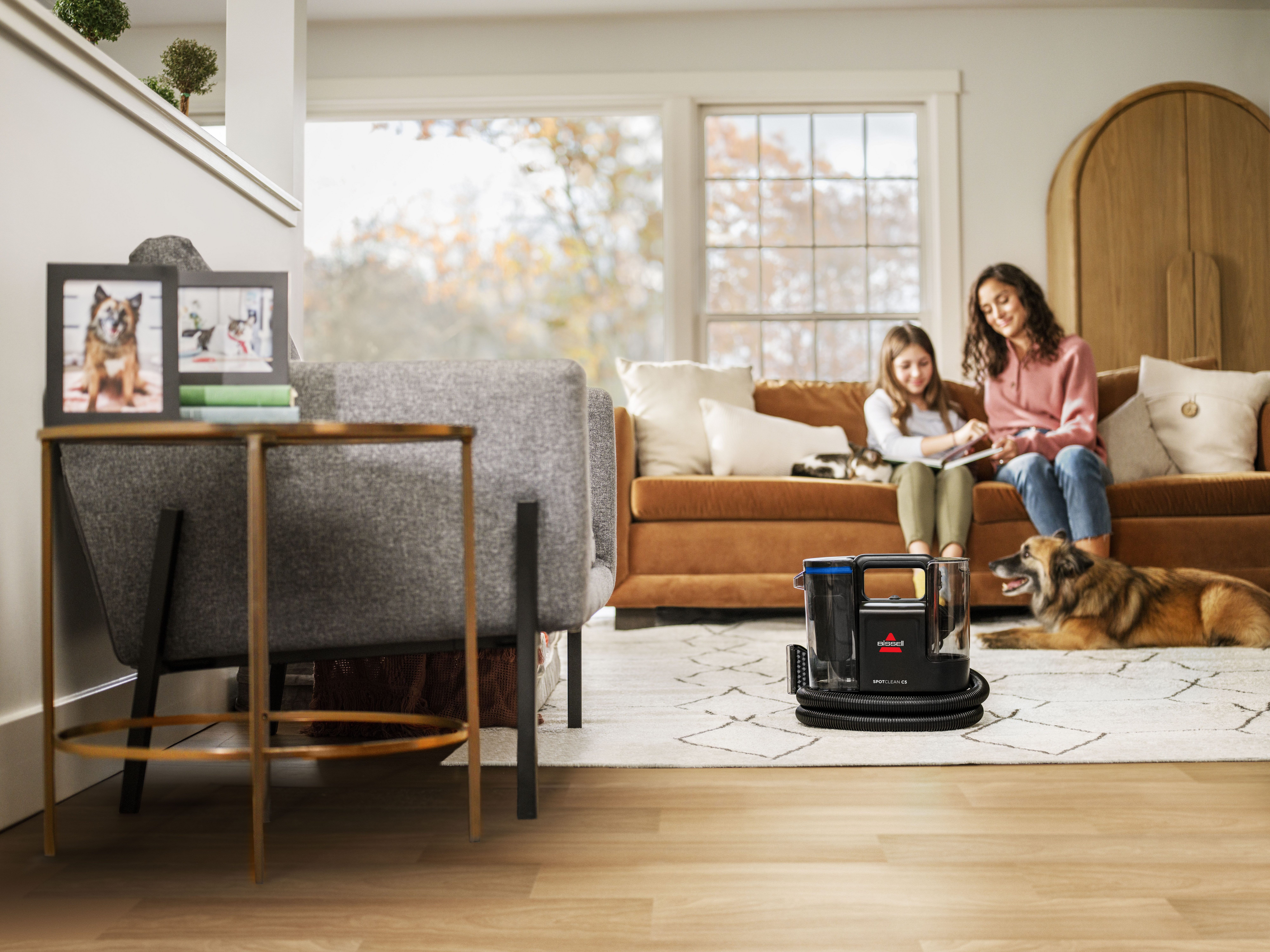 Bissell Waszuiger 3928N, SpotClean C5 Select, krachtig, klein, dual-tank >15kpa, zelfreinigend, reinigt vlekken op tapijt, bekleding, autostoel
