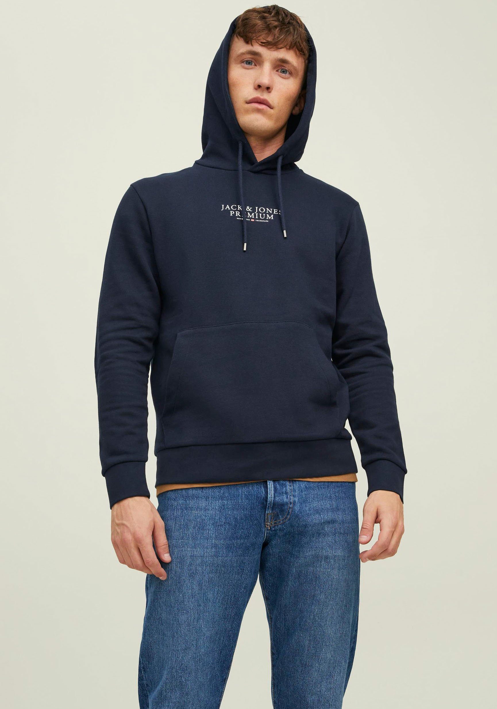 Jack & Jones Hoodie JPRBLUARCHIE SWEAT HOOD NOOS heren hoodies maat S blauw