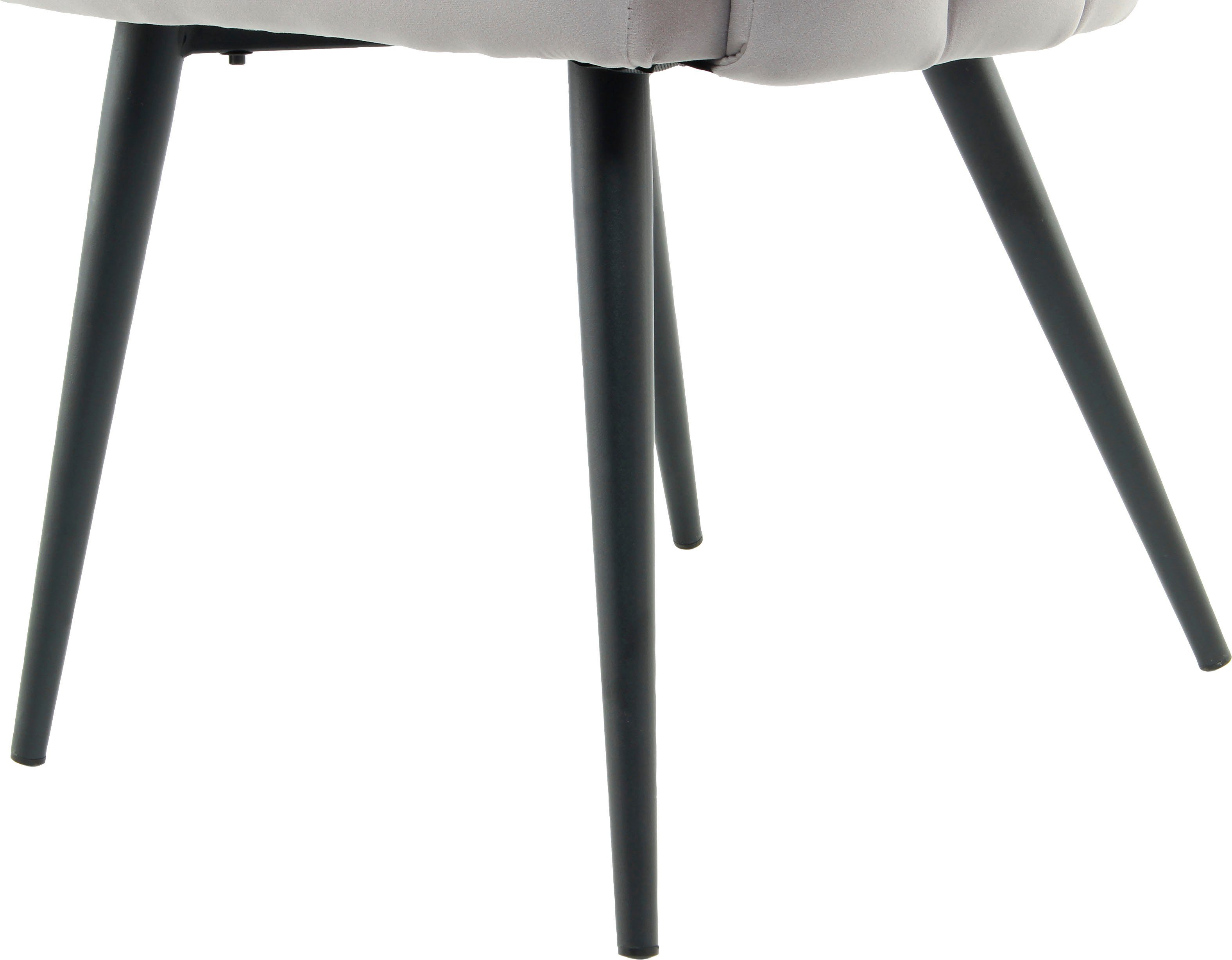 Kayoom Stoel Jeane 625, met fluweelzachte bekleding, comfortabel en gezellig fluweelzachte bekleding, modern, comfortabel en gezellig, met fluweelzachte bekleding (1 stuk)
