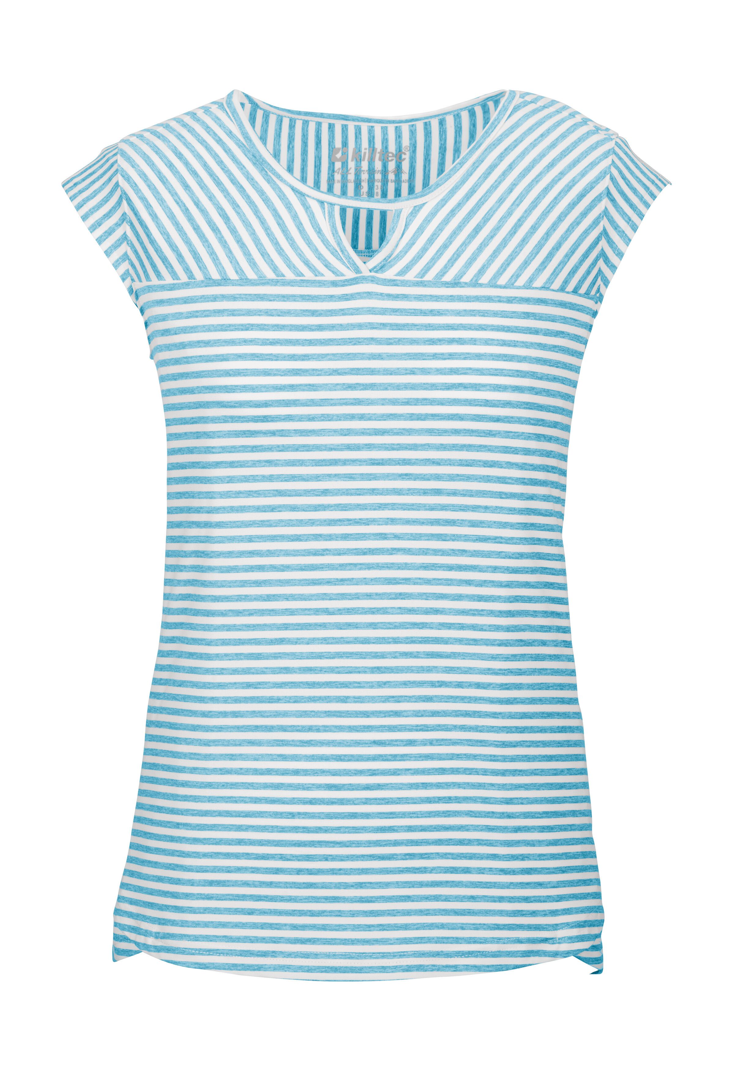 Killtec Functionele top KOS 125 WMN TP Sneldrogend dames functietop met vrouwelijke design dames tops maat 48 blauw