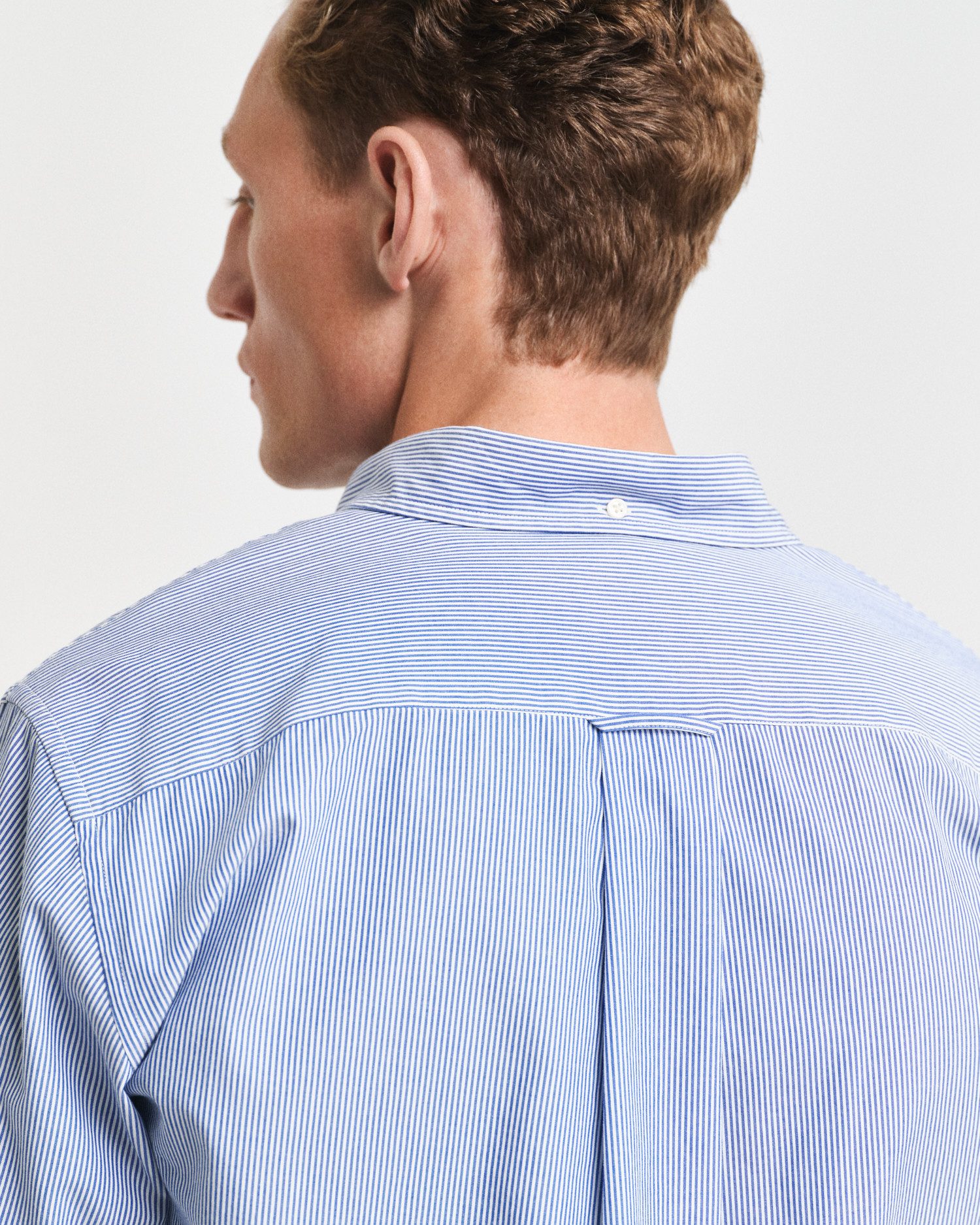 Gant Overhemd met lange mouwen REG POPLIN BANKER SHIRT Banker Stripe popeline, lichte katoen