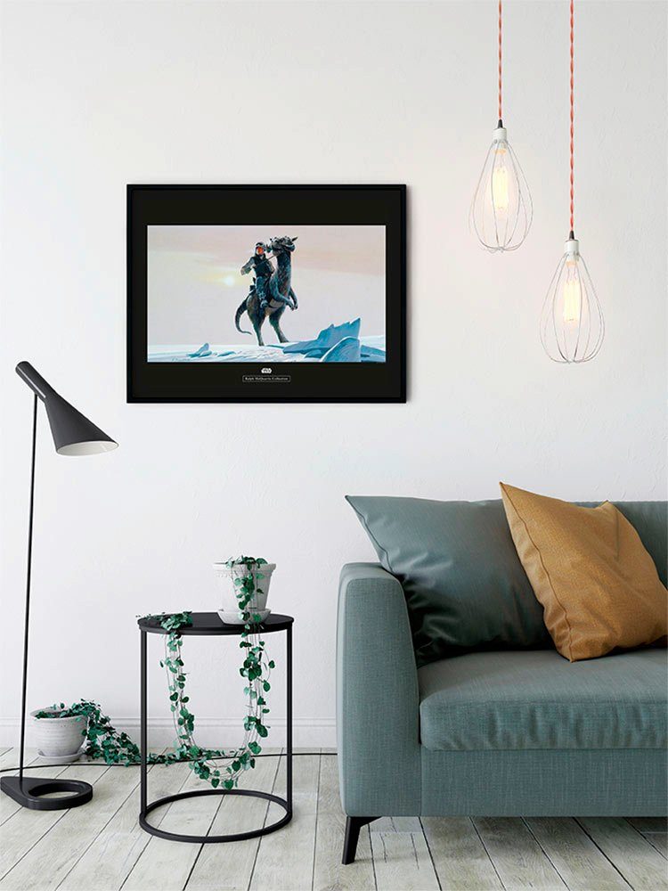 Komar Wanddecoratie Star Wars Classic RMQ Hoth Tauntaun Wanddecoratie voor de kinderkamer - zonder lijst (1 stuk)