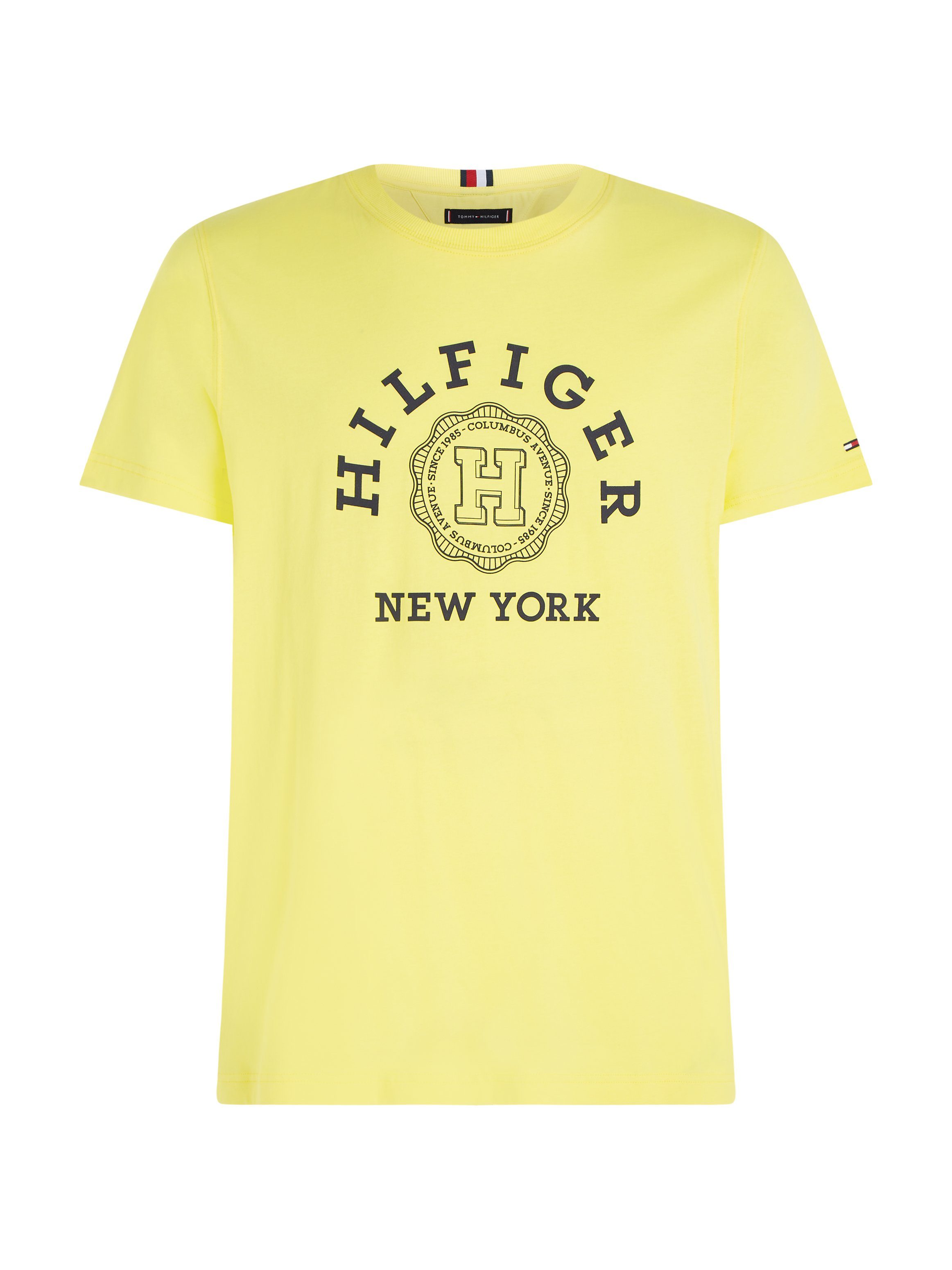 Tommy Hilfiger Shirt met print HILFIGER COIN TEE met markante print