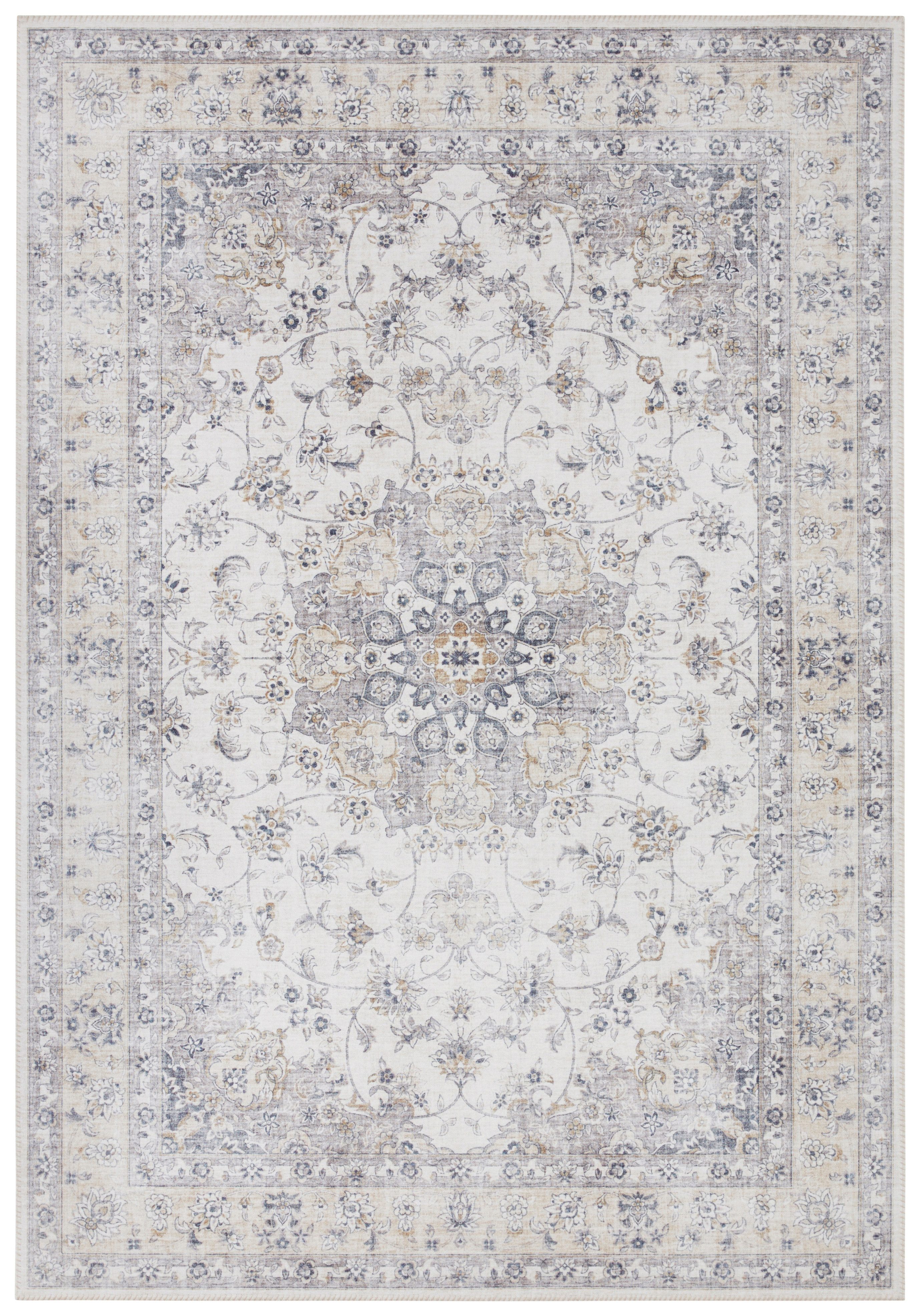 ELLE DECORATION Vloerkleed Nain Oosters, loper, kortpolig, woonkamer, slaapkamer, vintage-look