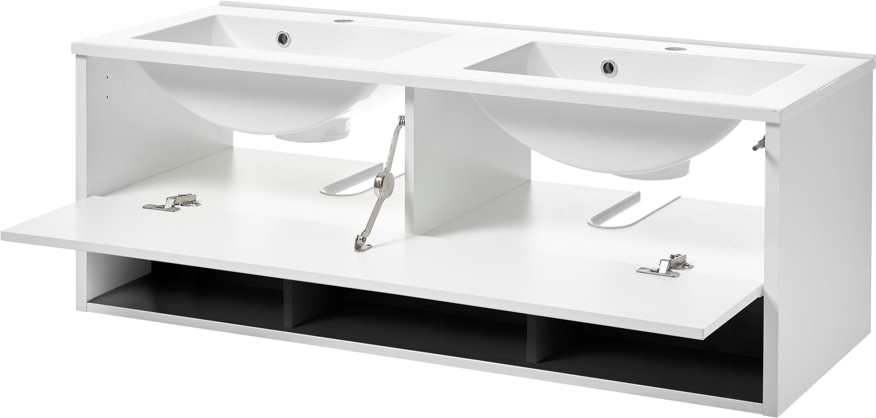 Places of Style Wastafelonderkast Studio Line, wastafel inclusief wasbak, modern ontwerp