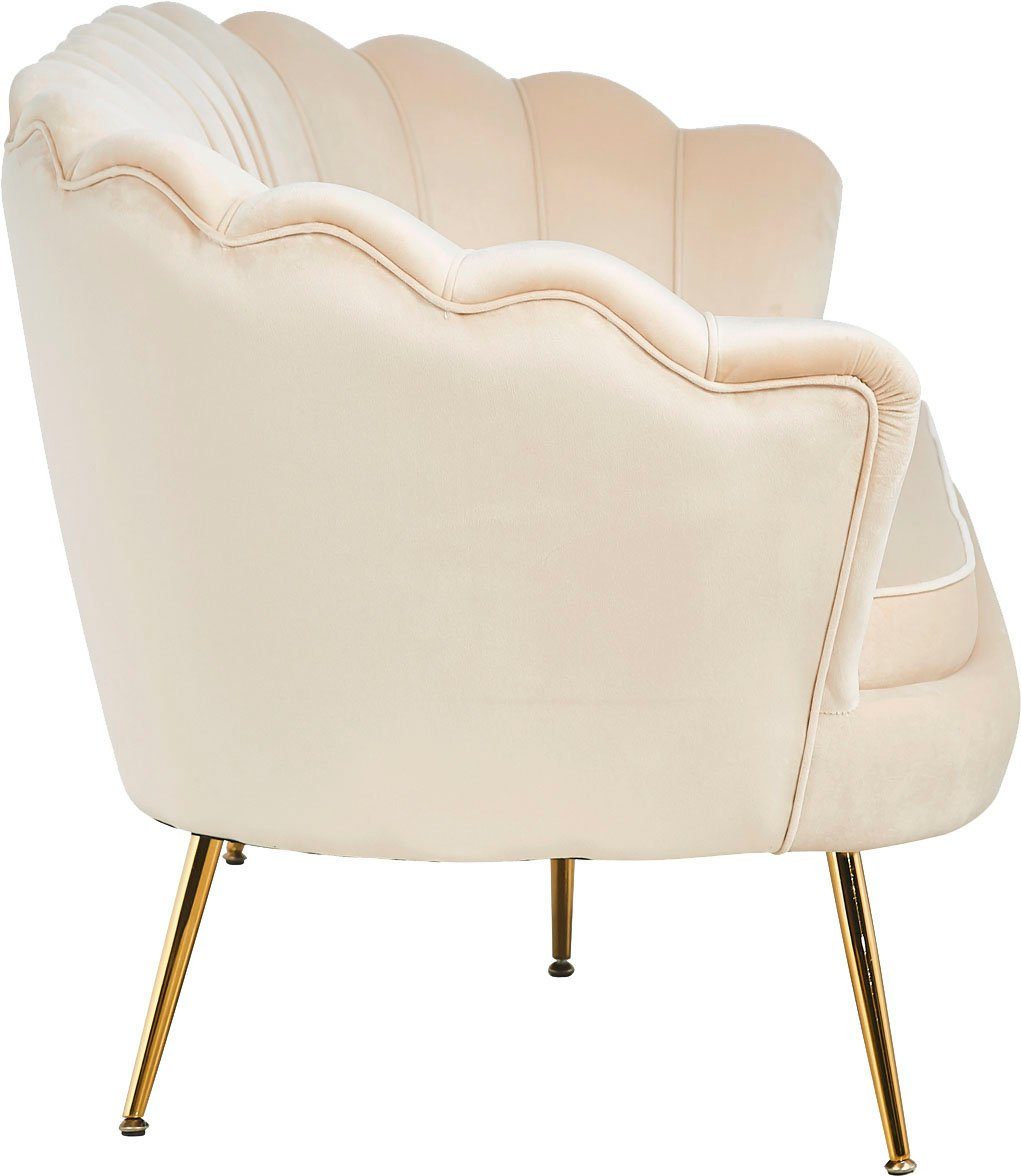 SalesFever 3-zitsbank Clam opvallend schelpdesign, breedte 180 cm