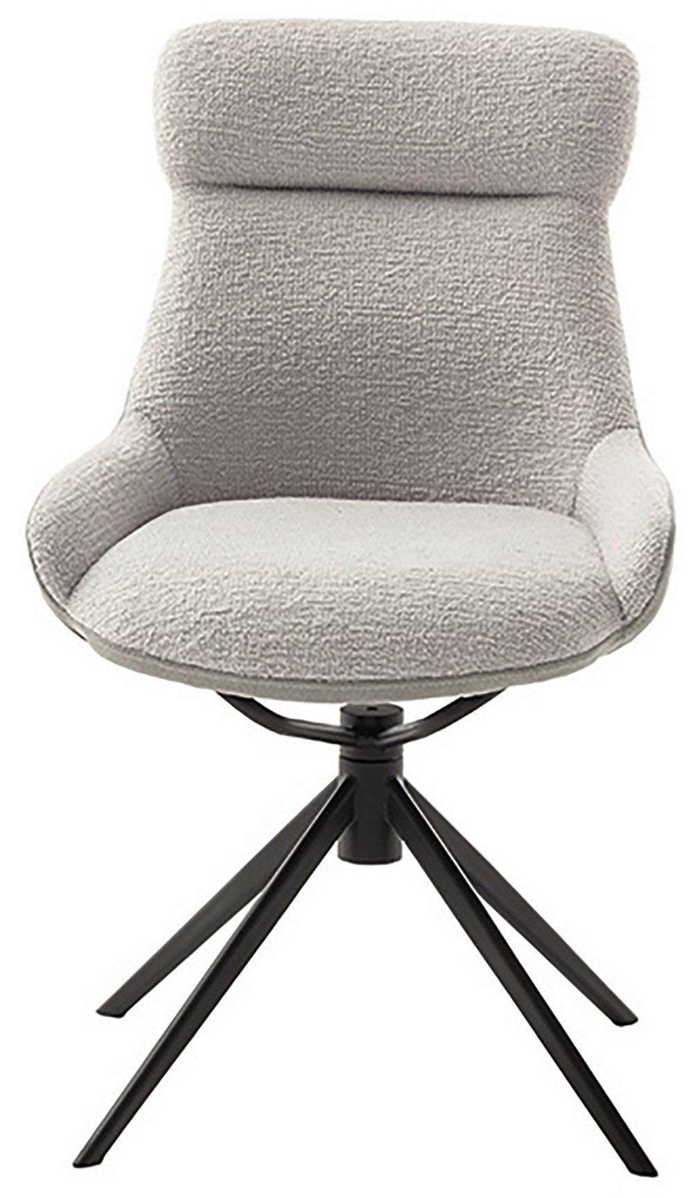 MCA furniture Eetkamerstoel (2-set), draaibaar 360°, draai- & schommelfunctie, zithoogte ca. 50 cm