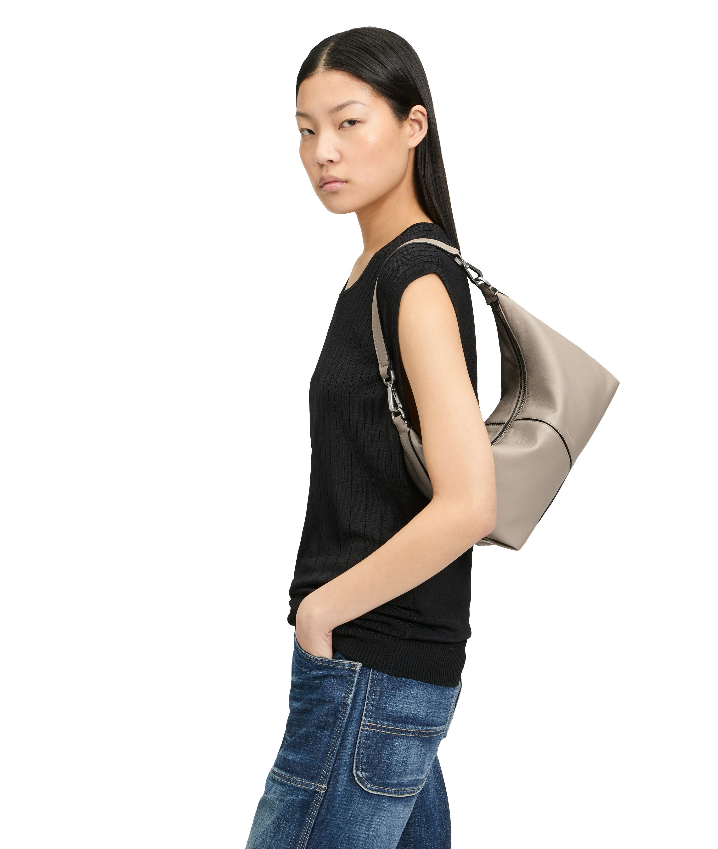 Liebeskind Berlin Hobo-tas Hobo S PARIS SHEEP NATURAL