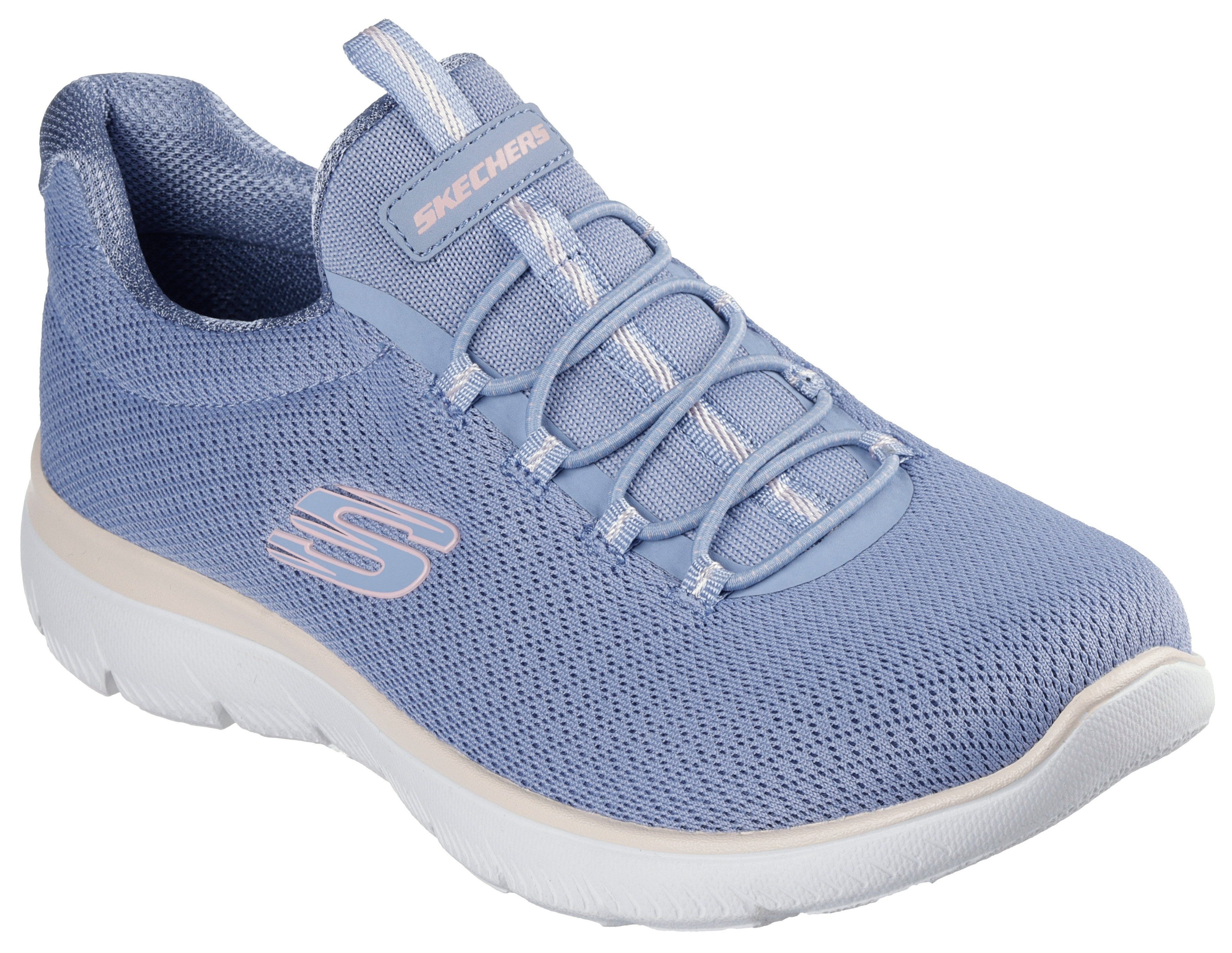 Skechers Slip-on sneakers SUMMITS-SUMMER BLUSH , veterschoen, slipper, sneaker met memory foam