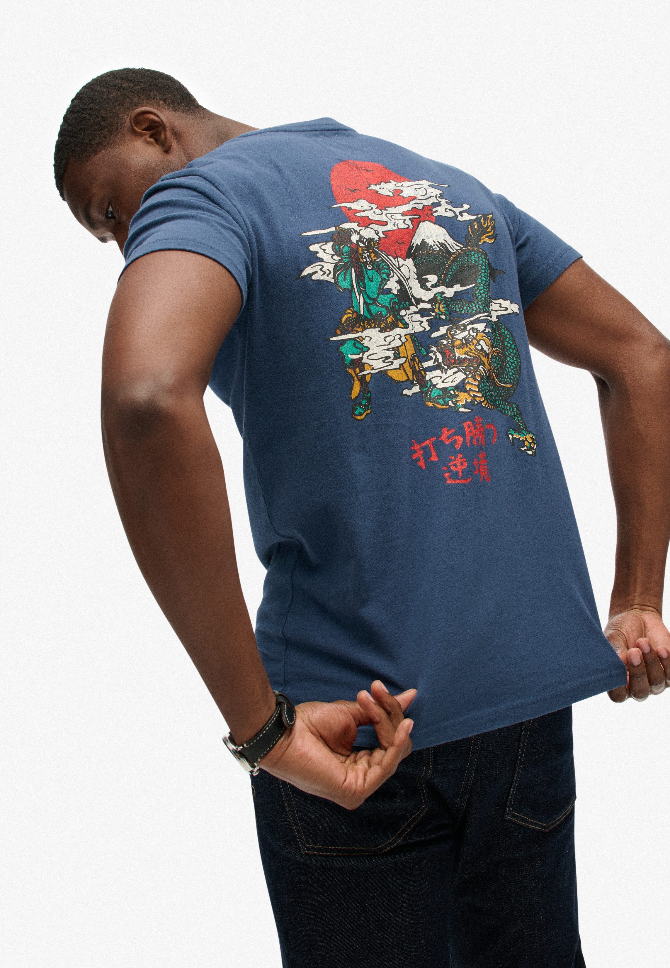 Superdry Shirt met ronde hals VL TOKYO RELAXED TEE
