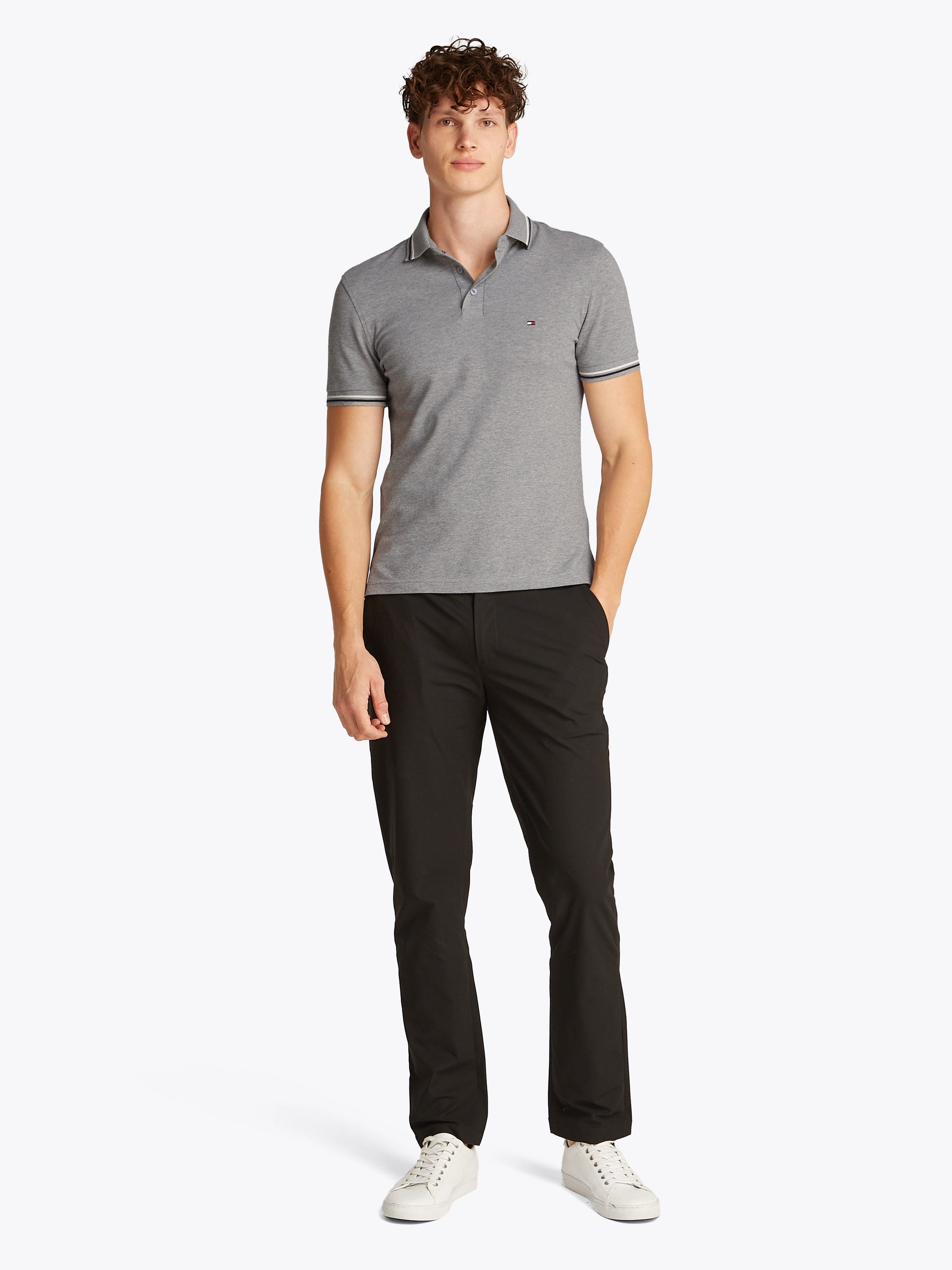 Tommy Hilfiger Poloshirt TOMMY TIPPED SLIM POLO