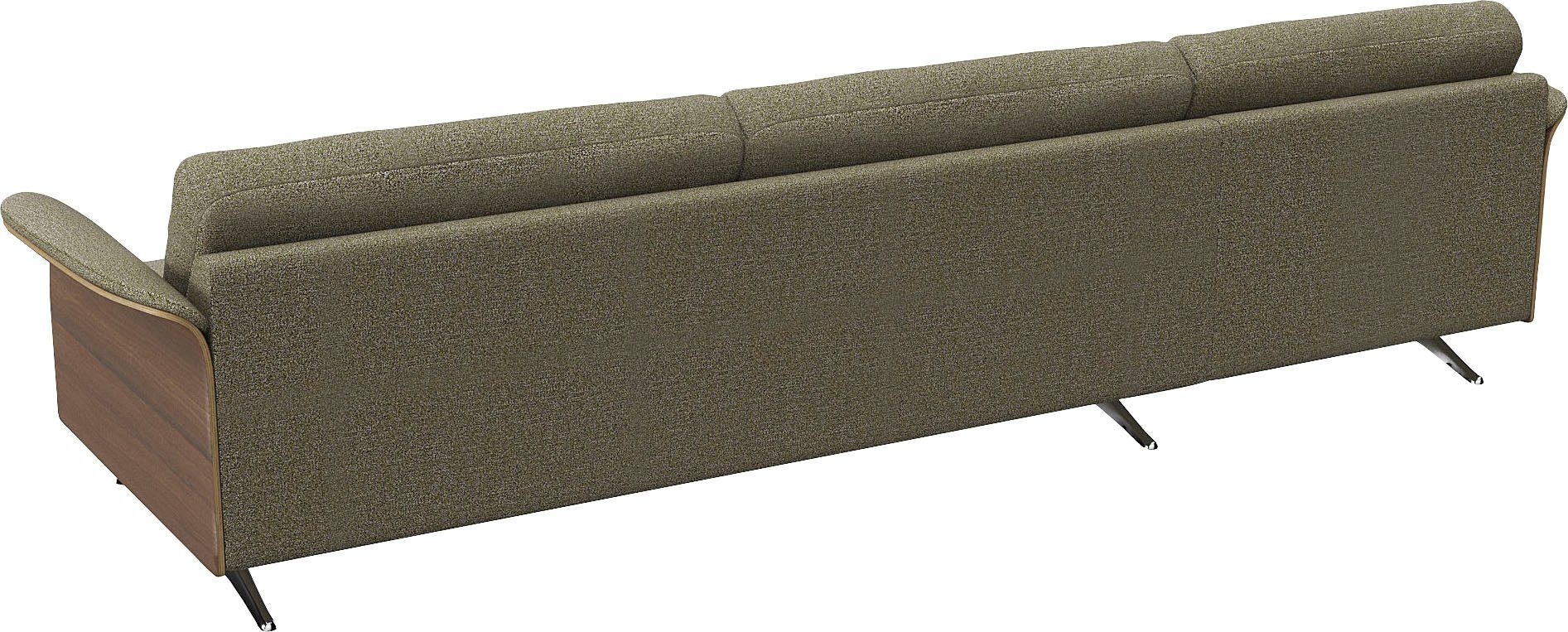 FLEXLUX Hoekbank Glow designbank, comfortabel en comfortabel door hoogwaardige zitconstructie