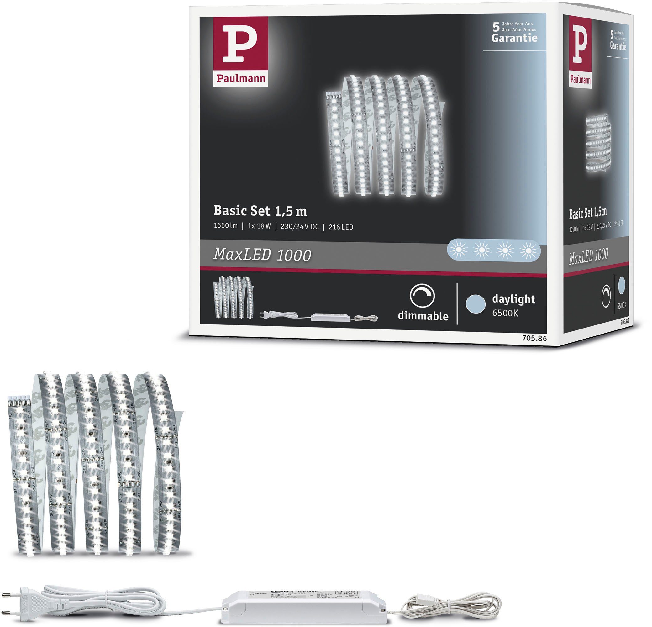 Paulmann 6500K MaxLED 1000 1,5m set 70586