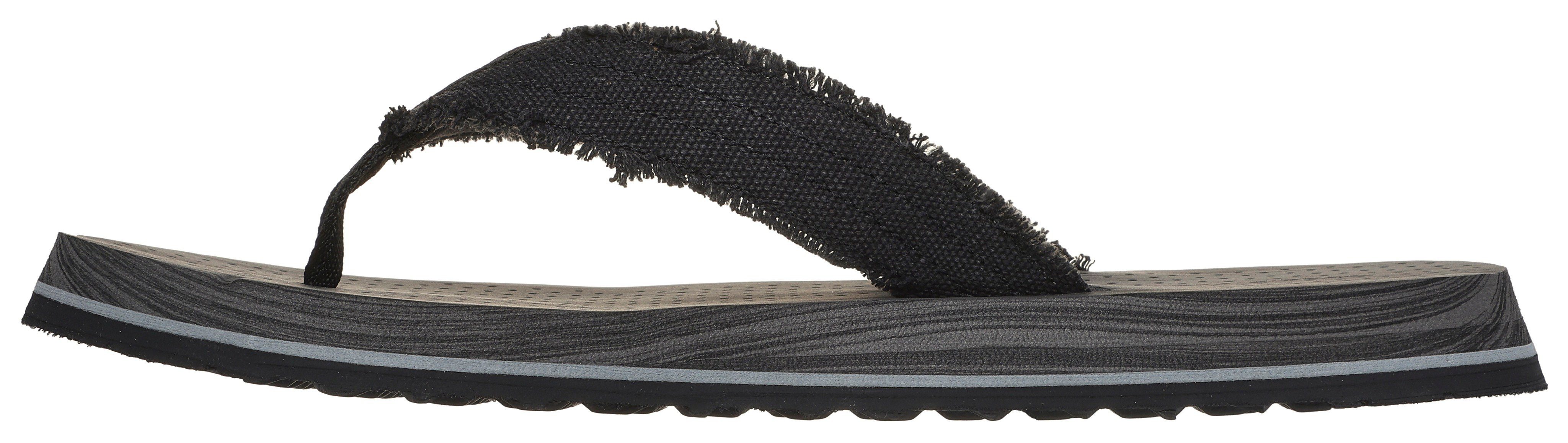 Skechers Teenslippers TANTRIC-FRITZ zomerschoen, slippers, badschoen, zwemschip, met zachte tussenstuk voor de tenen