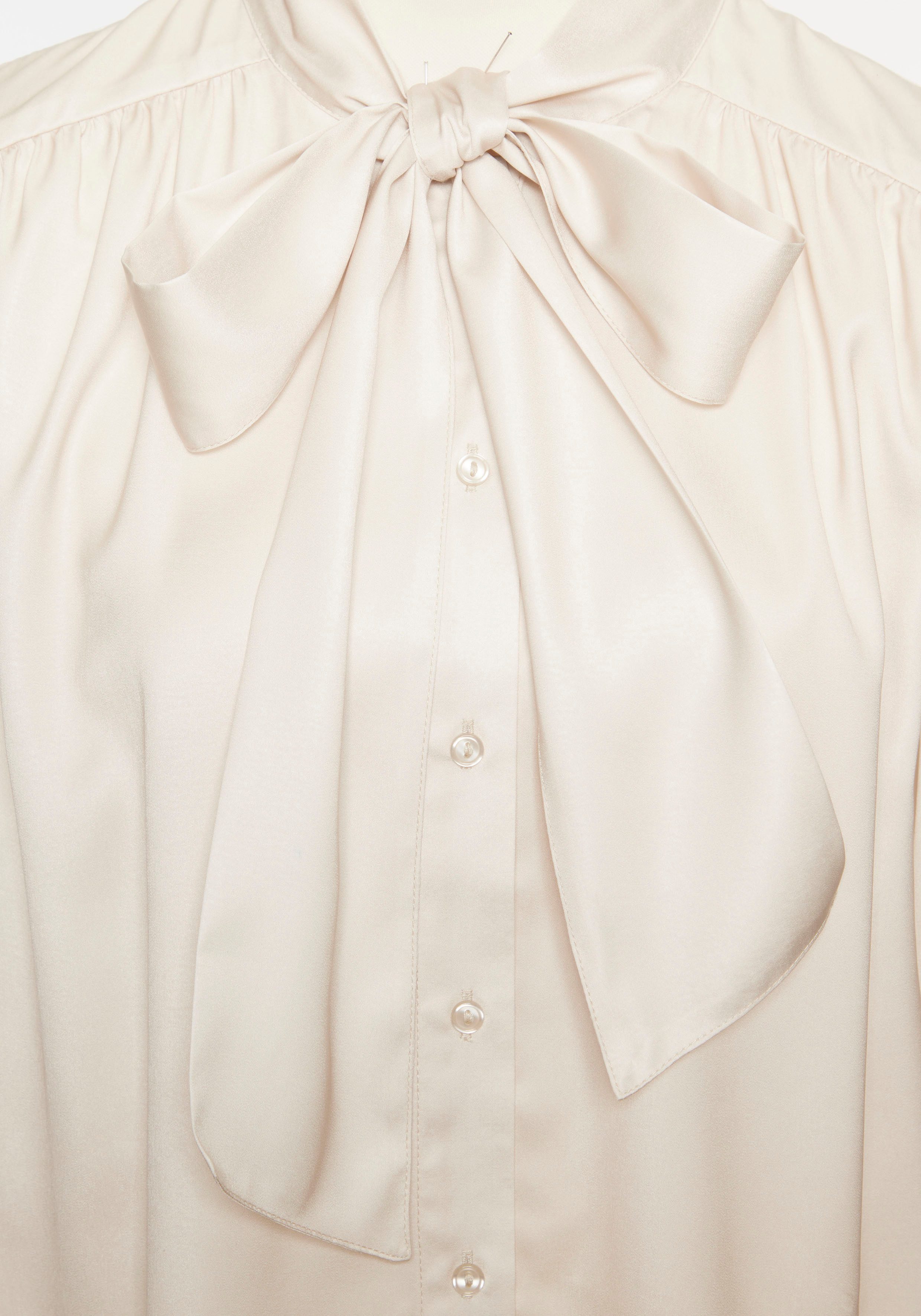 Lascana Blouse met kraagstrik met ruches