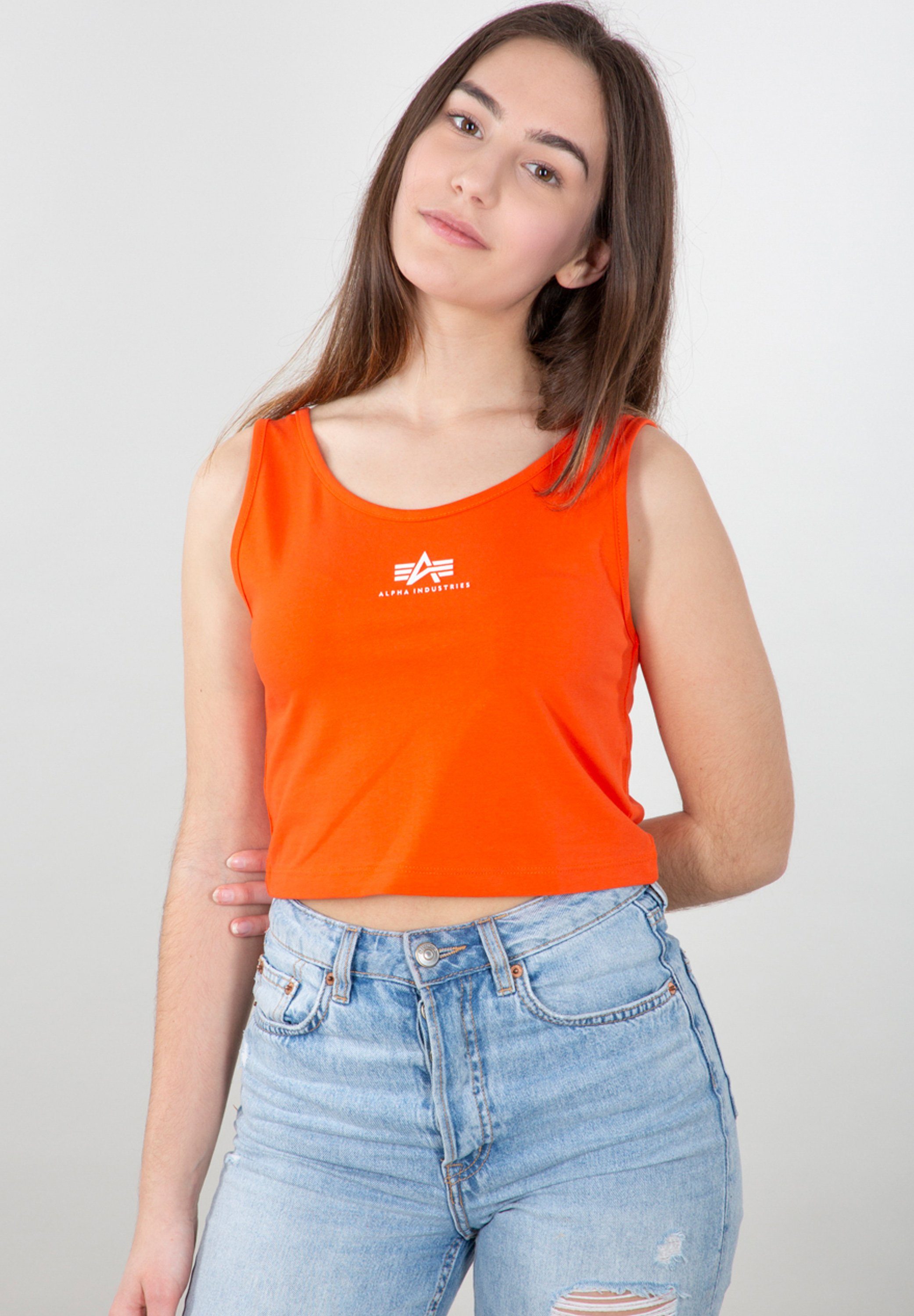 Alpha Industries Muscle-shirt Women Tanks Basic Crop-Tank SL Wmn