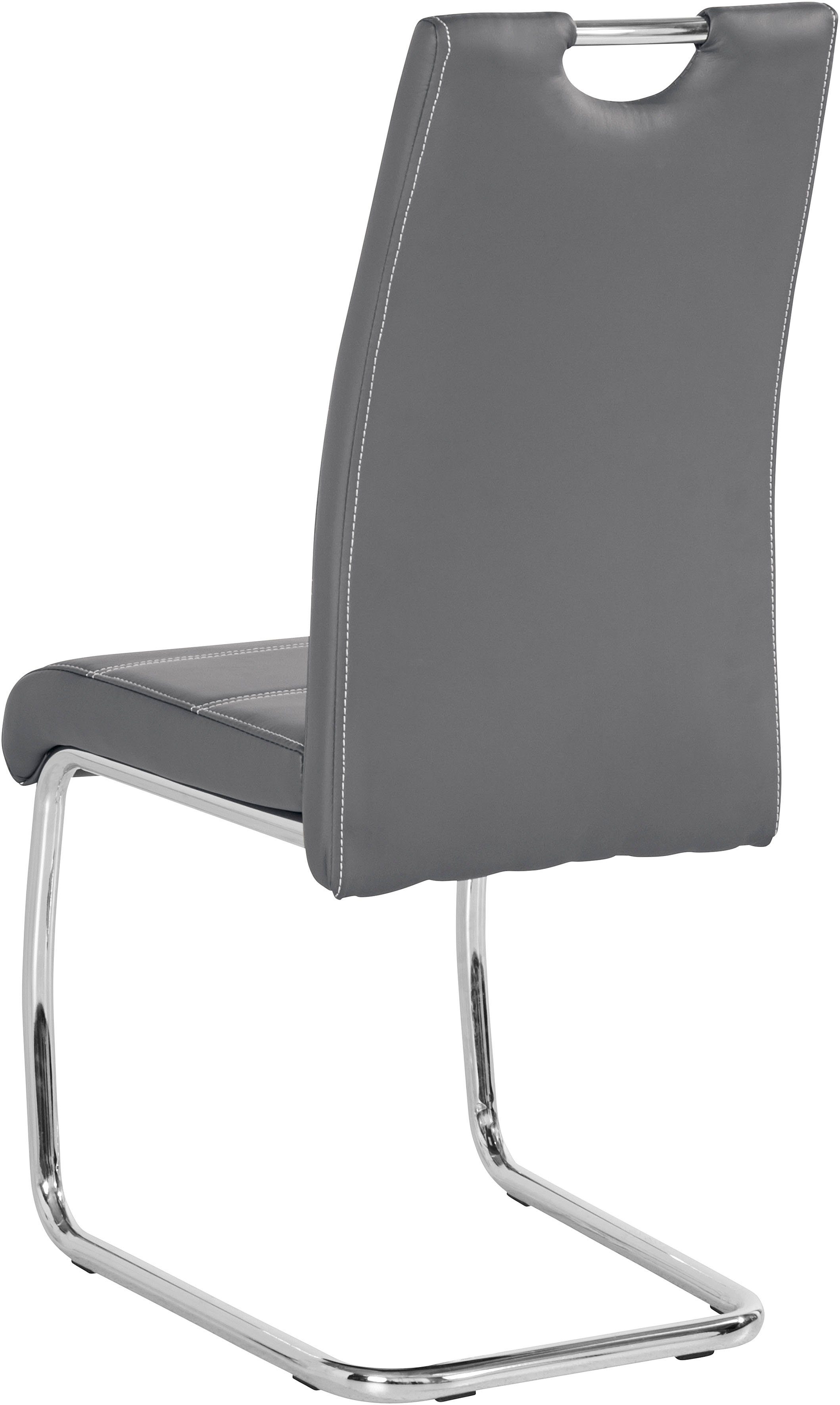 HELA Vrijdragende stoel Flora, eetkamerstoelen 1, 2 of 4 stuks, vrijdragende stoel