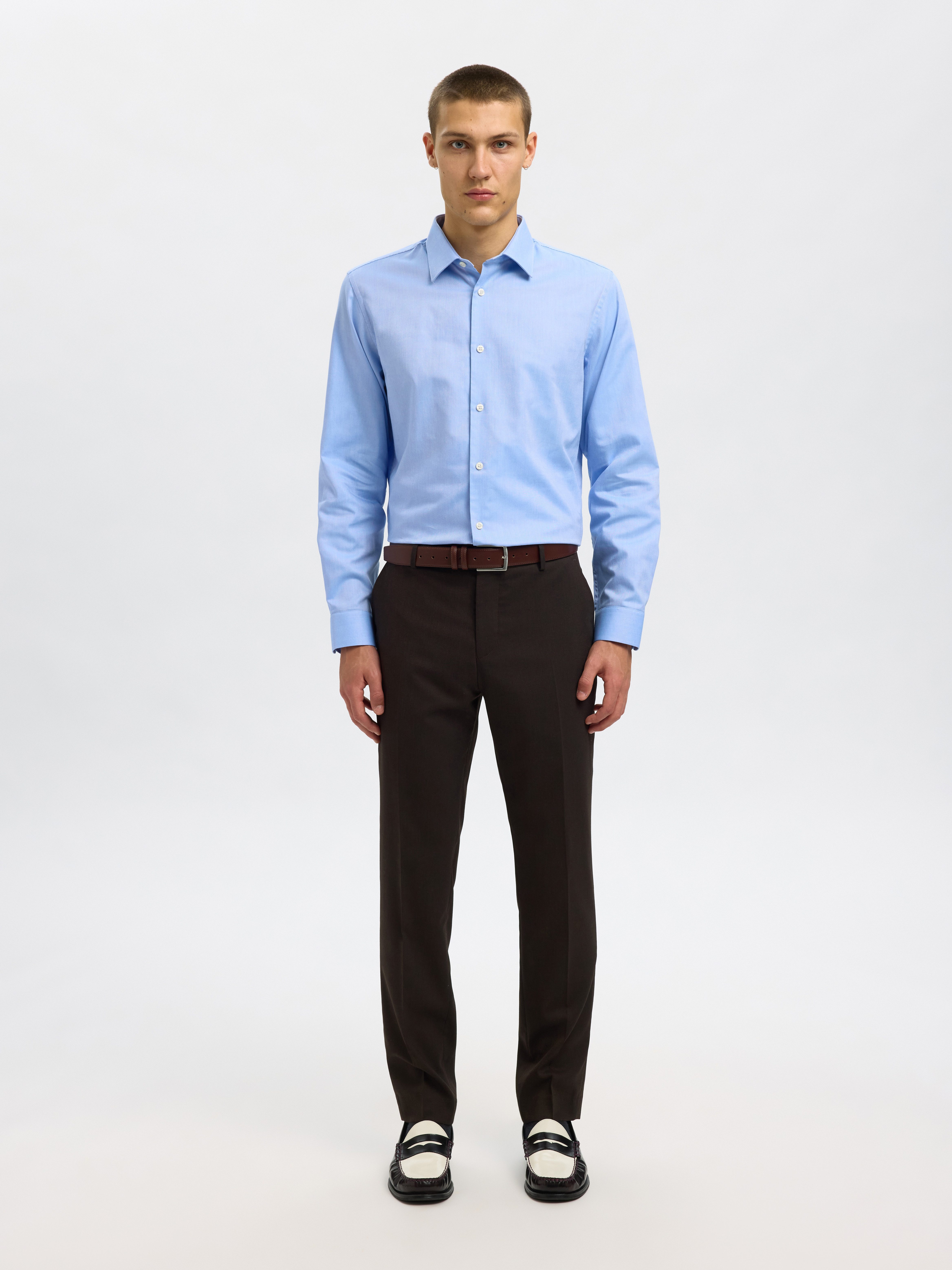 SELECTED HOMME Overhemd met lange mouwen SLHSLIMCLARK SHIRT LS NOOS