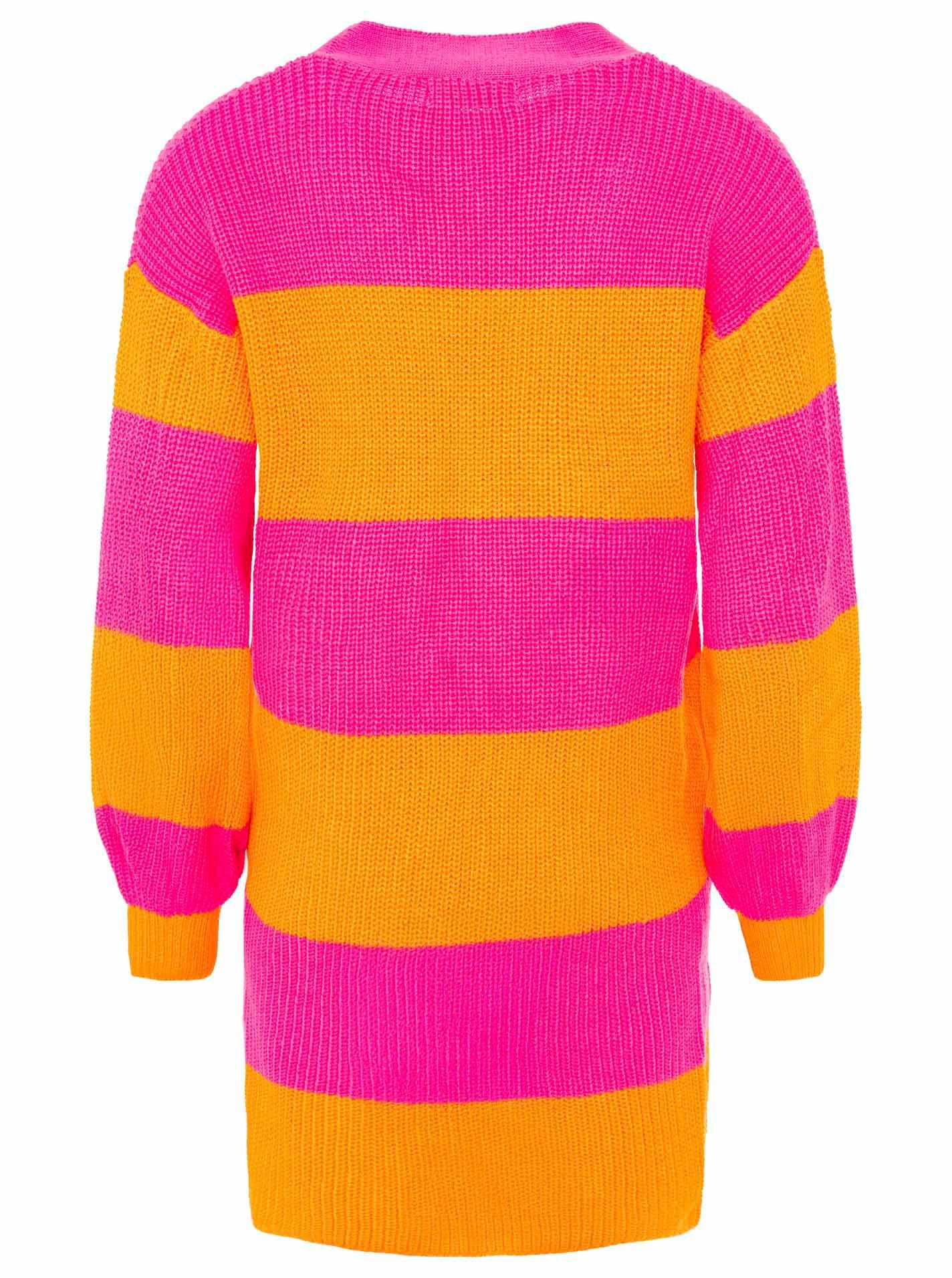 Zwillingsherz Cardigan Katja gestreepte vest met wolpercentage, one size