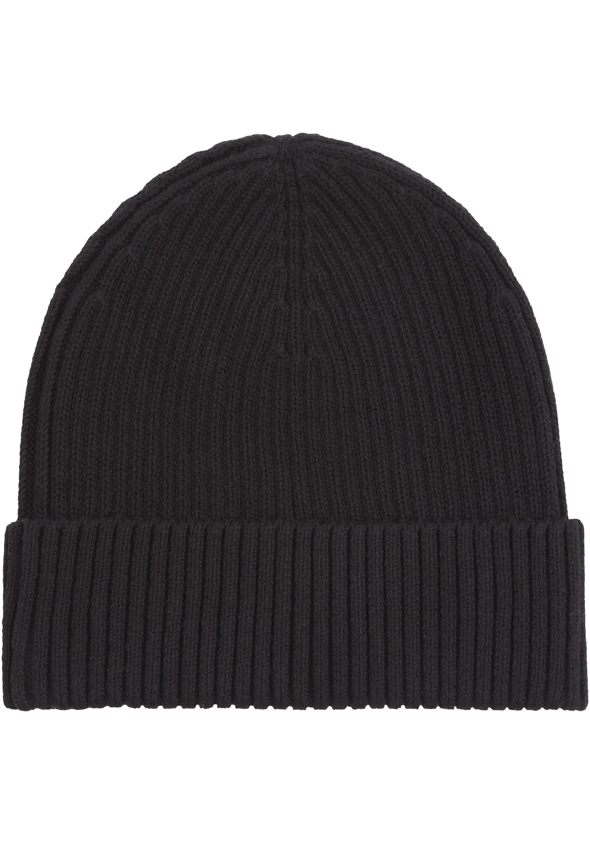 Calvin Klein Beanie CLASSIC COTTON RIB BEANIE