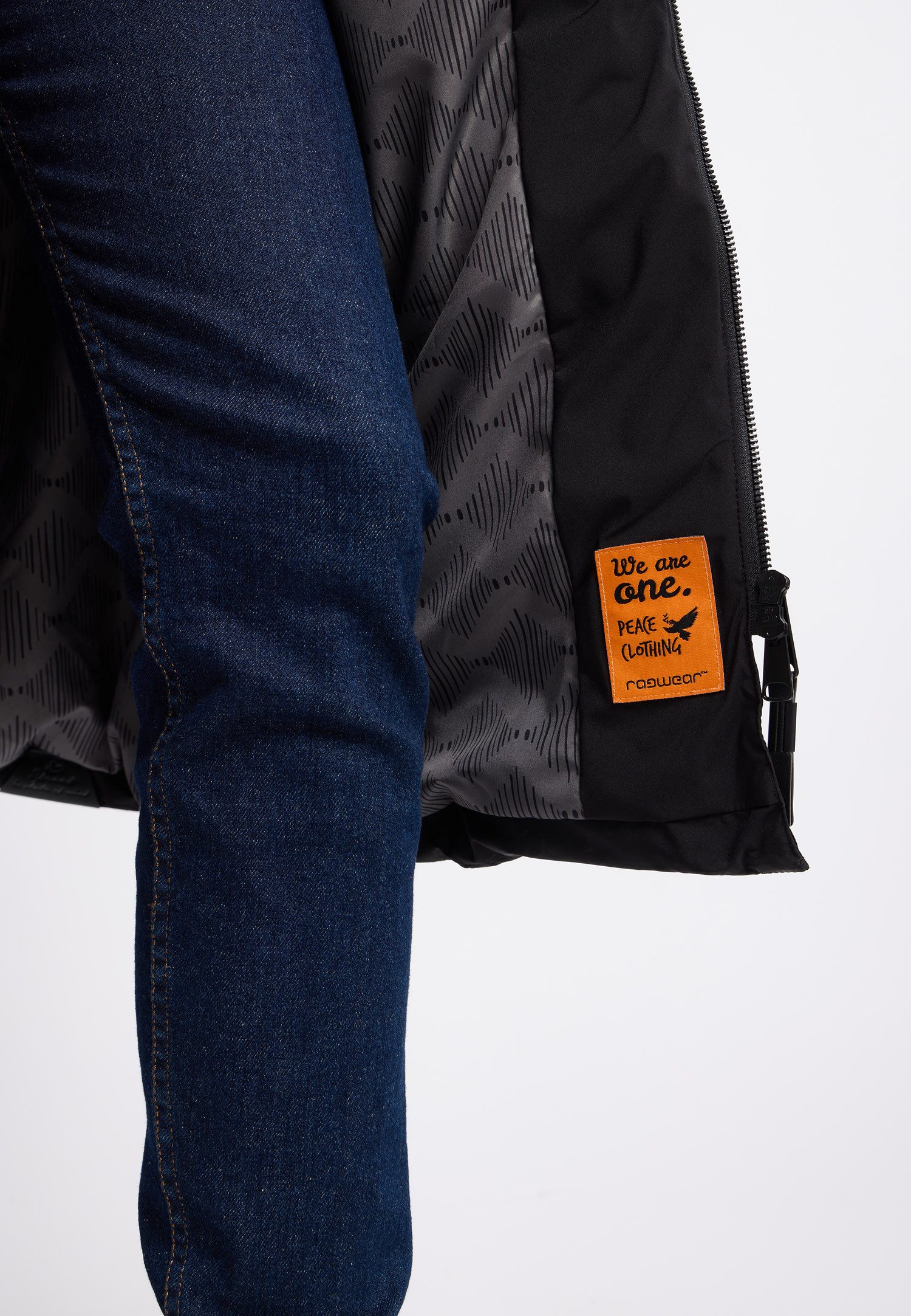 Ragwear Gewatteerde jas PAVLA LONG warme en waterafstotende winterjas