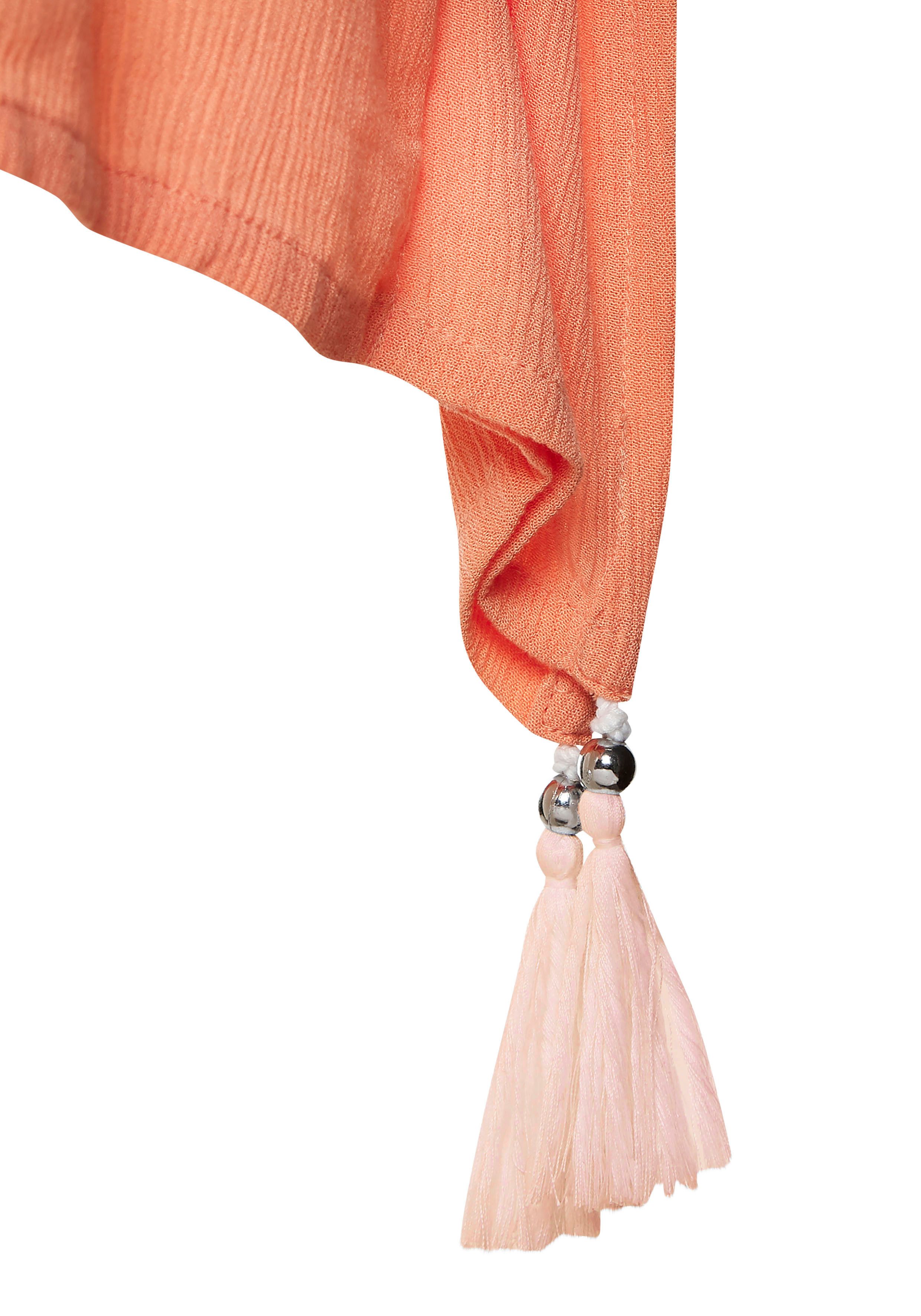 Lascana Tuniek gemaakt van crêpe viscose, blousejurk, strandkleding, transparant