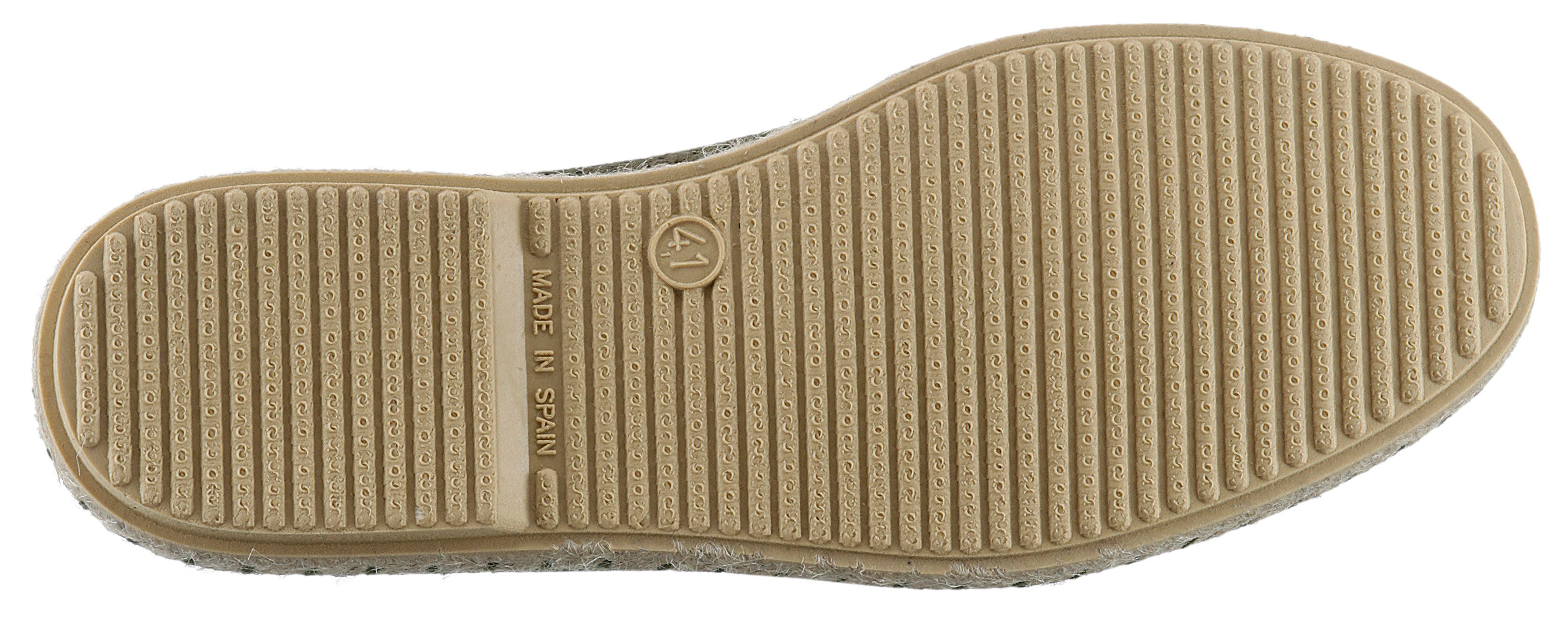 VERBENAS Espadrilles Tom Pacific , loafer, slip-on, zomerschoen, strandschoen met stretch inzetstukken