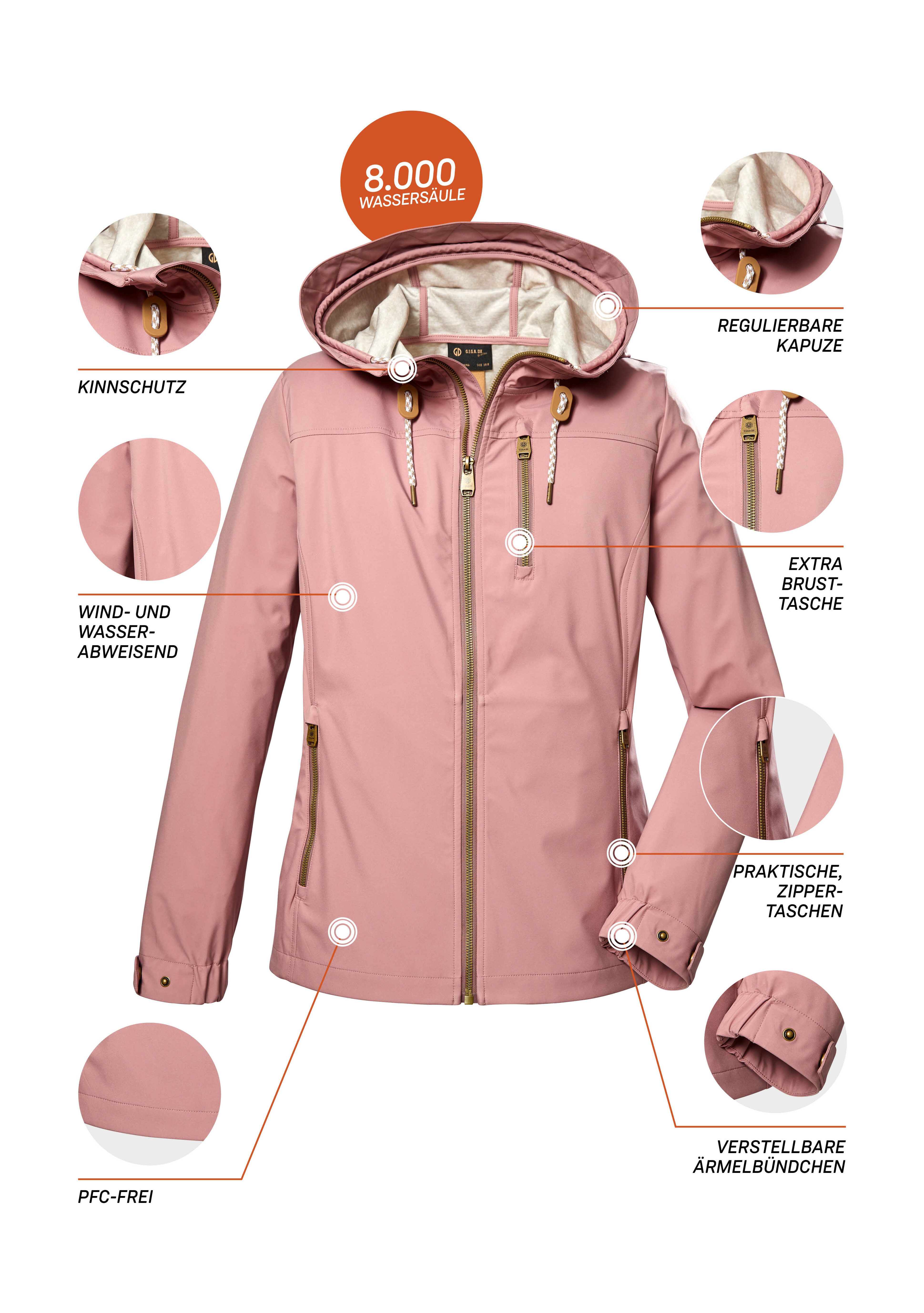 G.I.G.A. DX by killtec Softshell-jack GS 24 WMN SFTSHLL JCKT