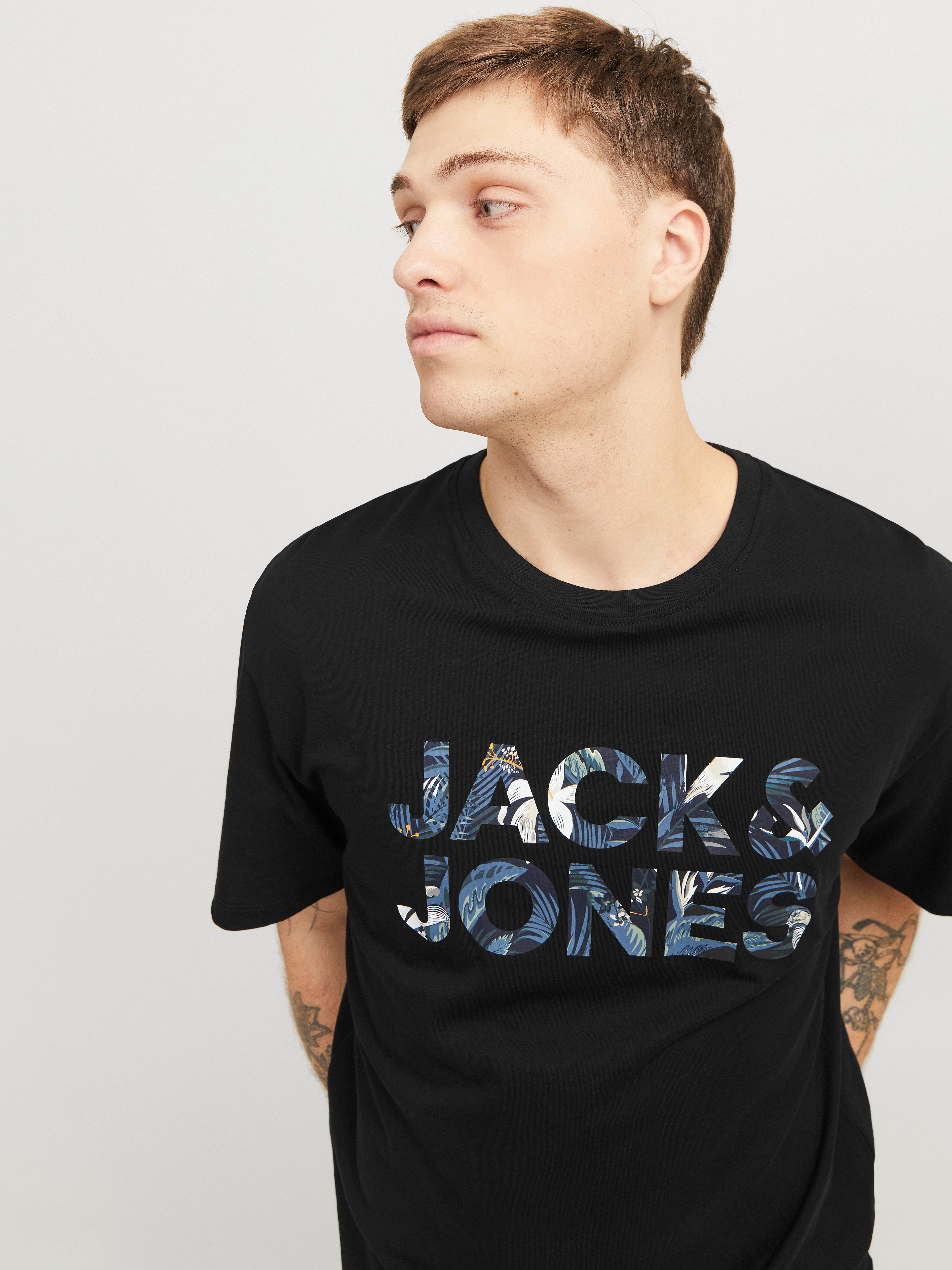 Jack & Jones Shirt met ronde hals JJEBRYAN CORP LOGO TEE SS O-NECK NOOS