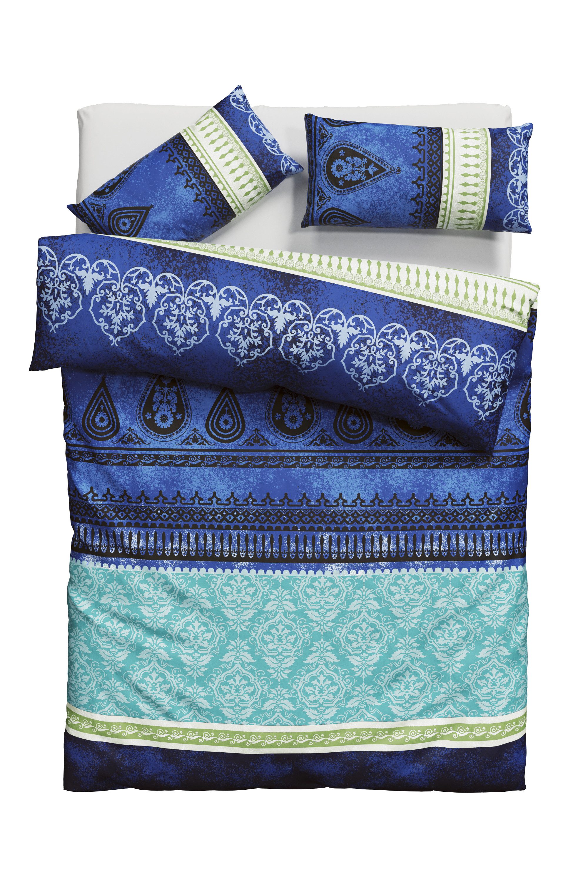 Home affaire Beddengoed Sonnenham in maat 135x200 of 155x220 cm, 100% katoen, paisley (2-delig)