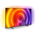 philips led-tv 50pus8106-12, 126 cm - 50 ", 4k ultra hd, android tv | smart tv, ambilight langs 3 randen zilver