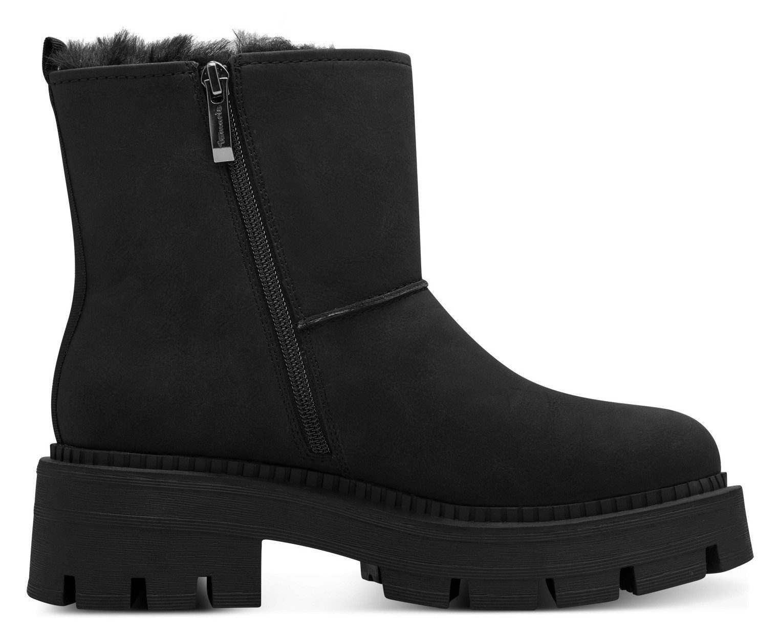 Tamaris Winterlaarzen hakken, winter-enkellaars, outdoorschoen met duo tex-uitrusting