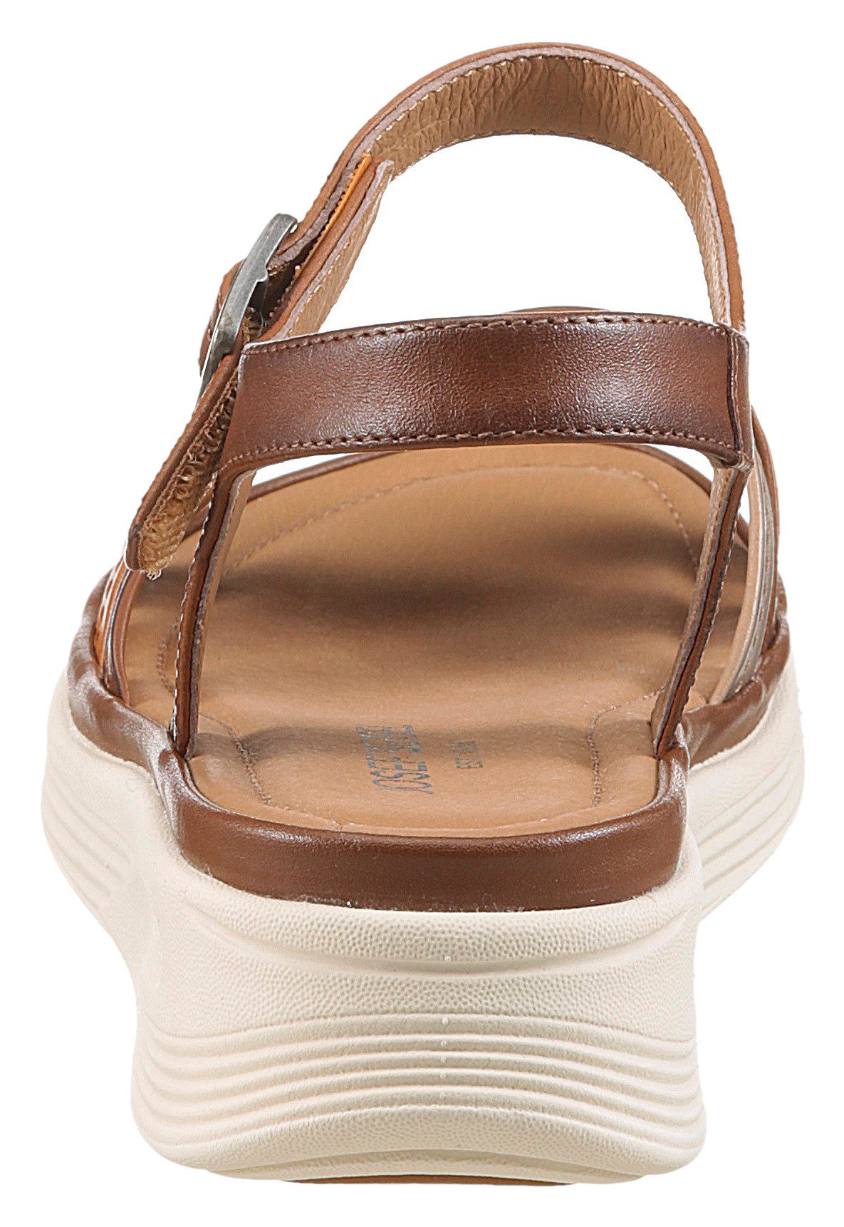 Josef Seibel Sandalen Sevran 02 , plateausandaal, wedgesandaal met modieuze kruisbandage