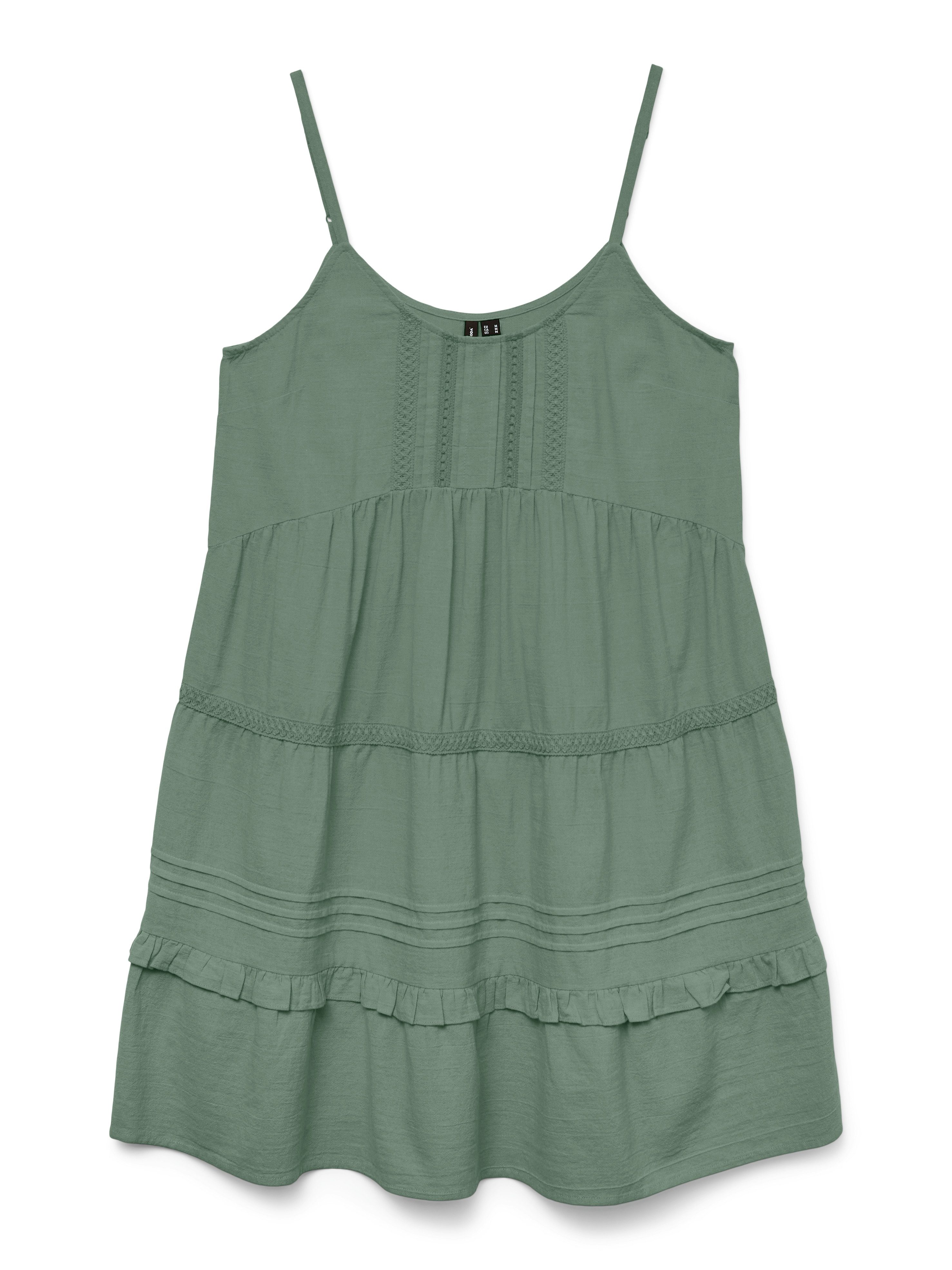 Vero Moda Jurk met bandjes VMPRETTY SHORT SINGLET DRESS WVN GA NOOS