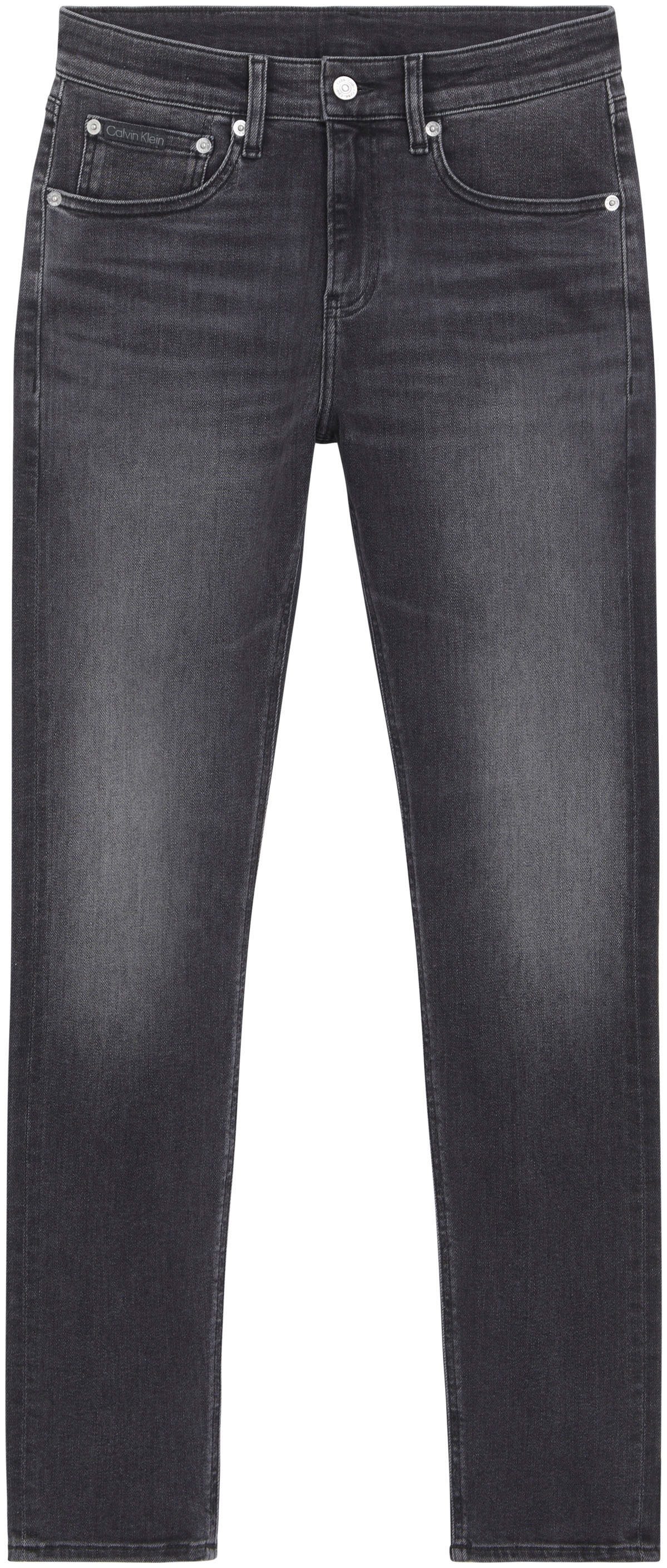 Calvin Klein Stretch jeans Skinny Muntzakje, logo borduursel
