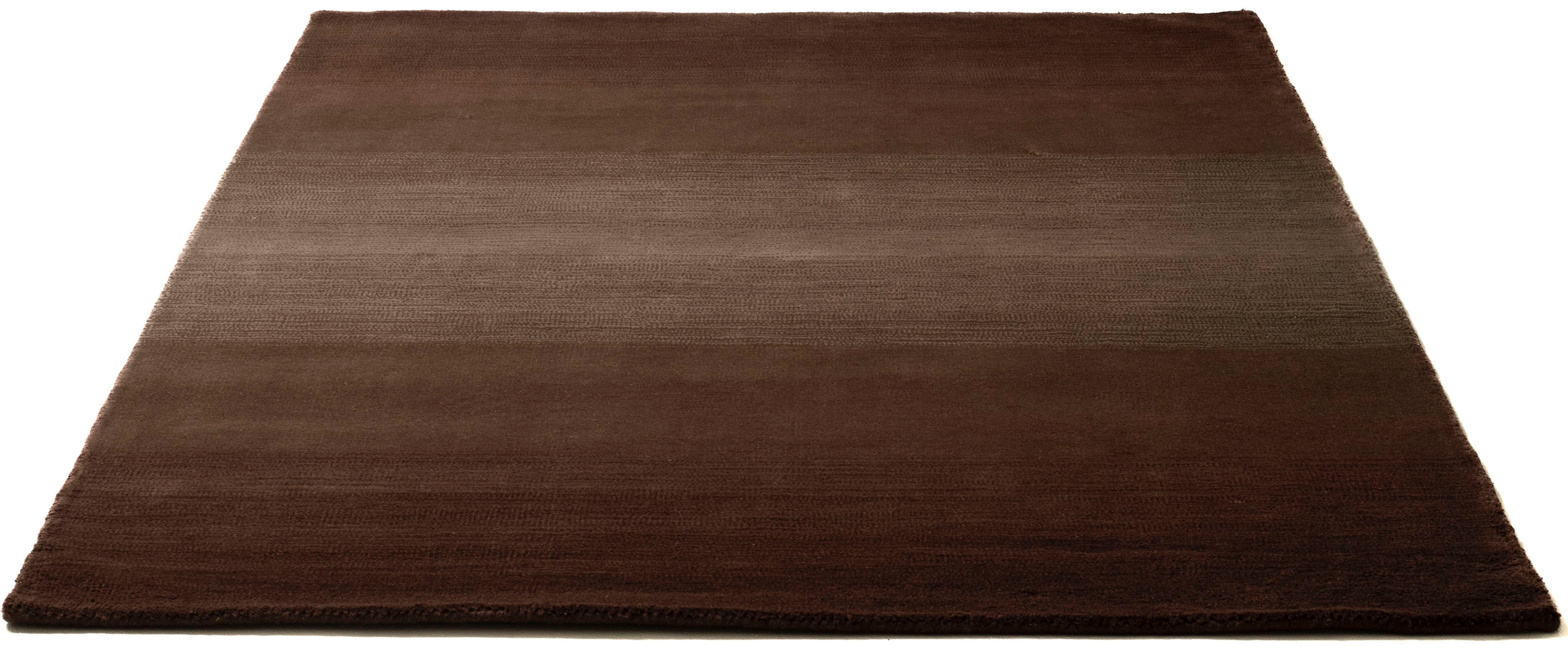 THEKO Wollen kleed Wool Comfort Handgeweven vloerkleed, zuivere wol, met de hand geweven, briljante kleuren, Scandinavisch